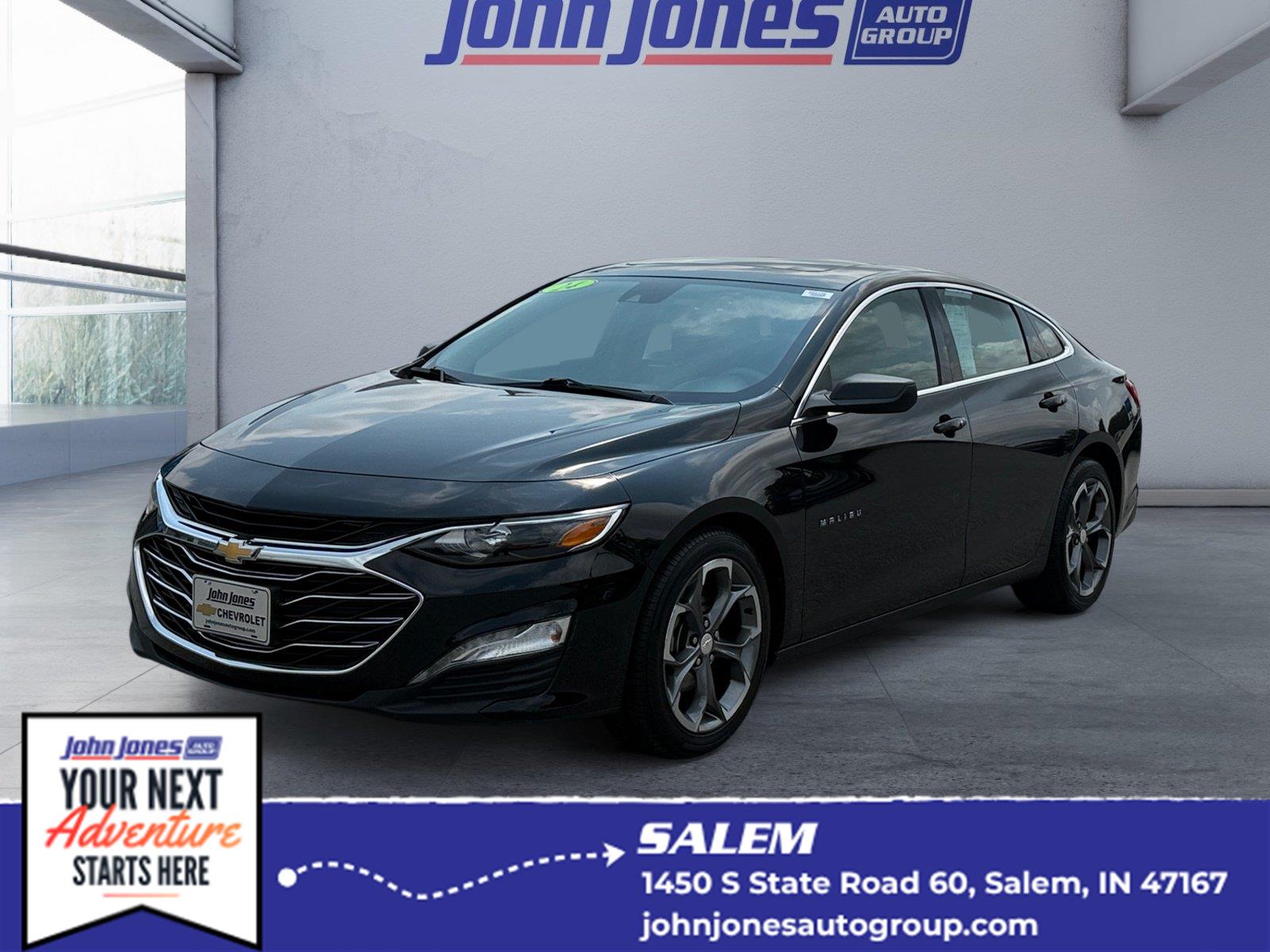 Mosaic Black Metallic 2024 Chevrolet Malibu Sedan Front-Wheel Drive Continuously Variable Transmission