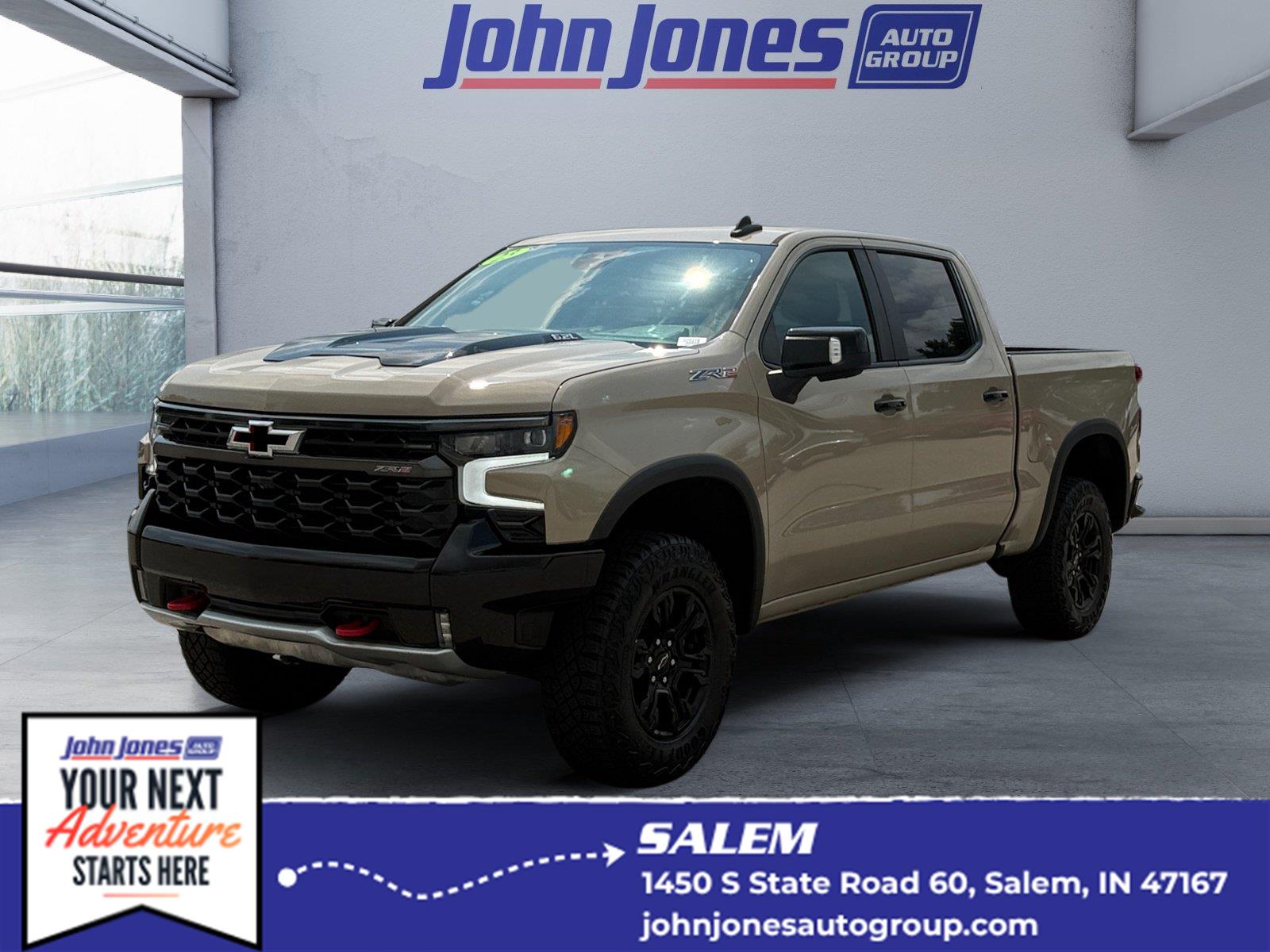 Sand Dune Metallic 2023 Chevrolet Silverado 1500 Pickup Truck Four-Wheel Drive Automatic