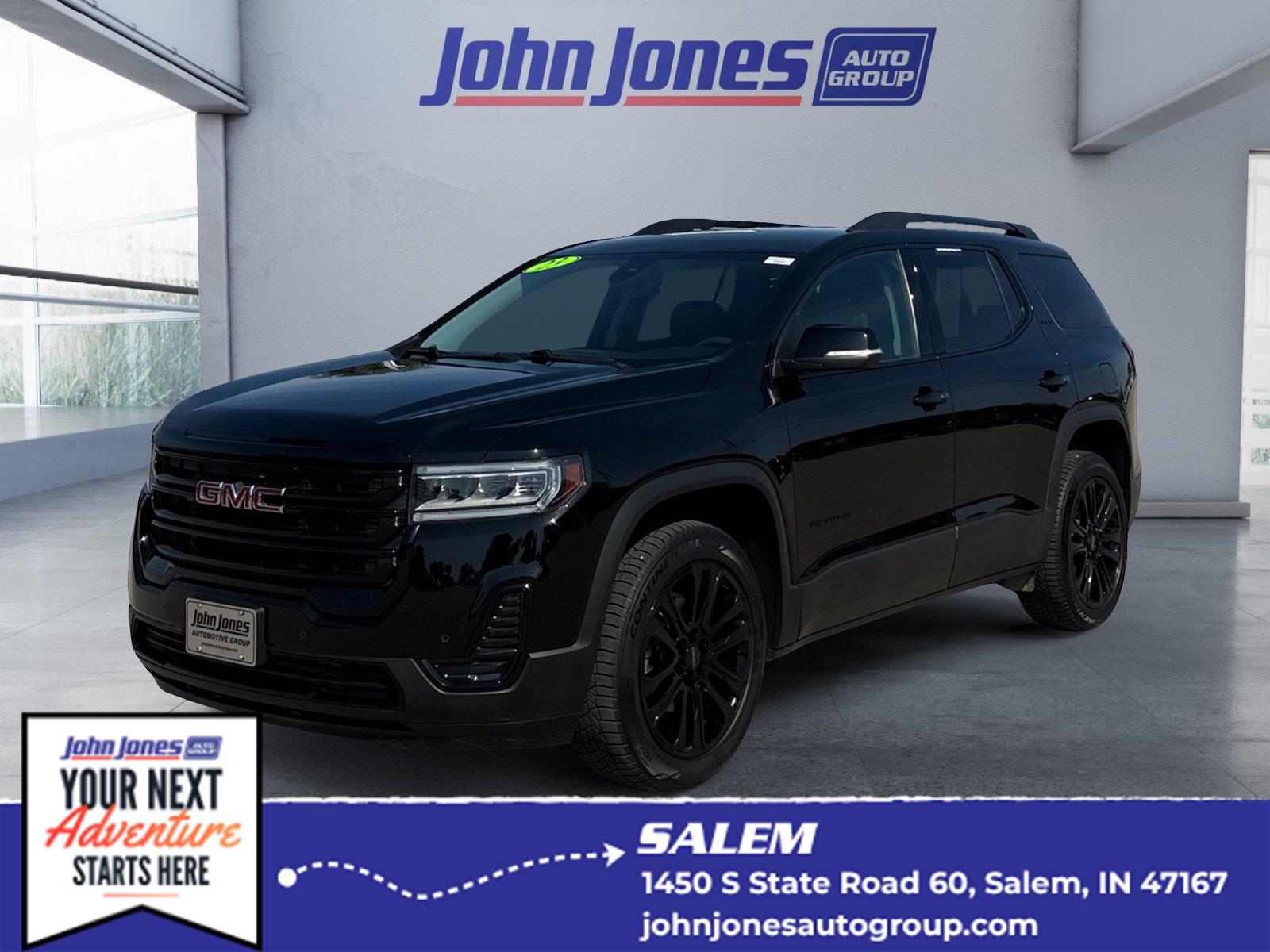 Black (Ebony Twilight Metallic) 2023 GMC Acadia SUV / Crossover Front-Wheel Drive 9-Speed Automatic
