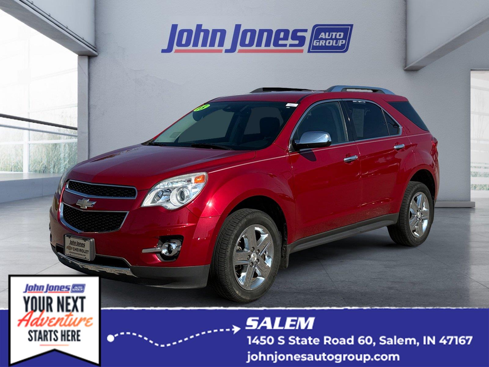 Crystal Red Tintcoat 2015 Chevrolet Equinox SUV / Crossover Front-Wheel Drive 6-Speed Automatic Overdrive