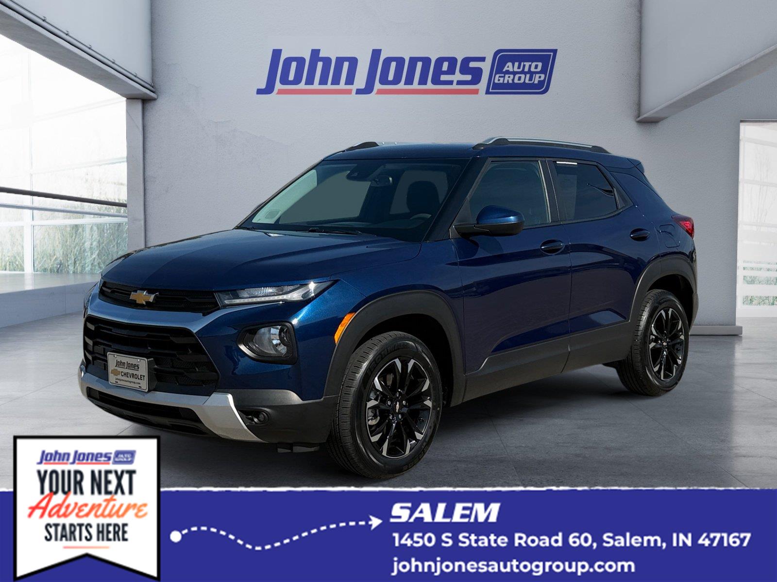 Blue Glow Metallic 2023 Chevrolet Trailblazer SUV / Crossover Four-Wheel Drive 9-Speed Automatic