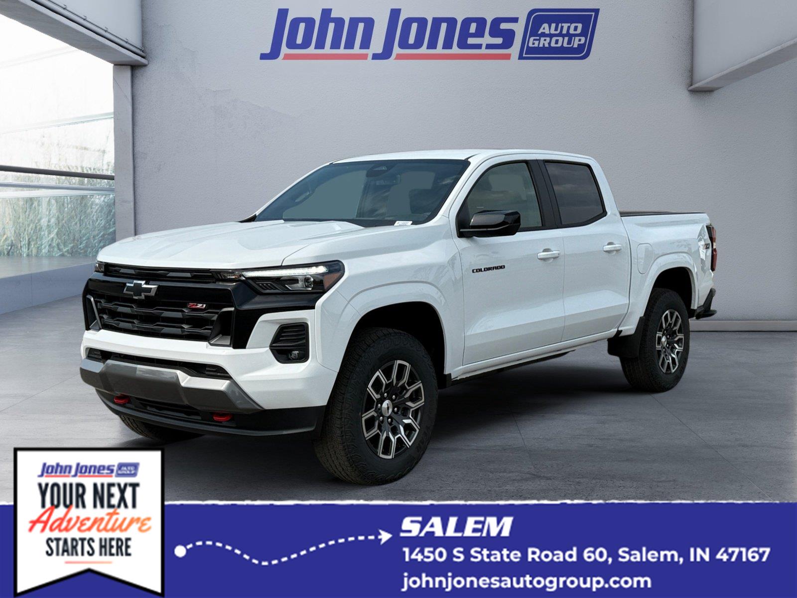 Summit White 2026 Chevrolet Colorado Pickup Truck Four-Wheel Drive 8-Speed Automatic