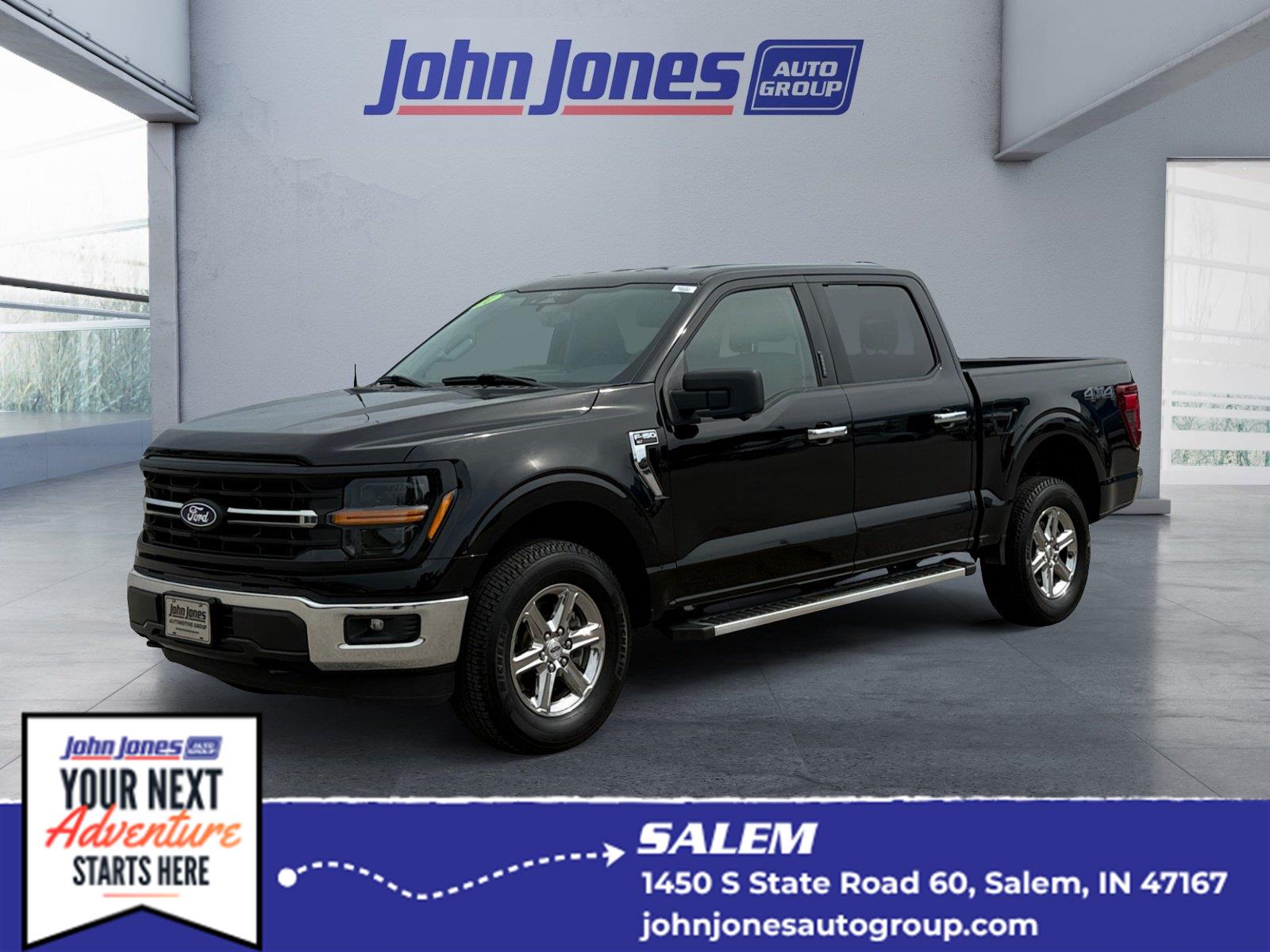 Agate Black 2024 Ford F-150 Pickup Truck Four-Wheel Drive Automatic