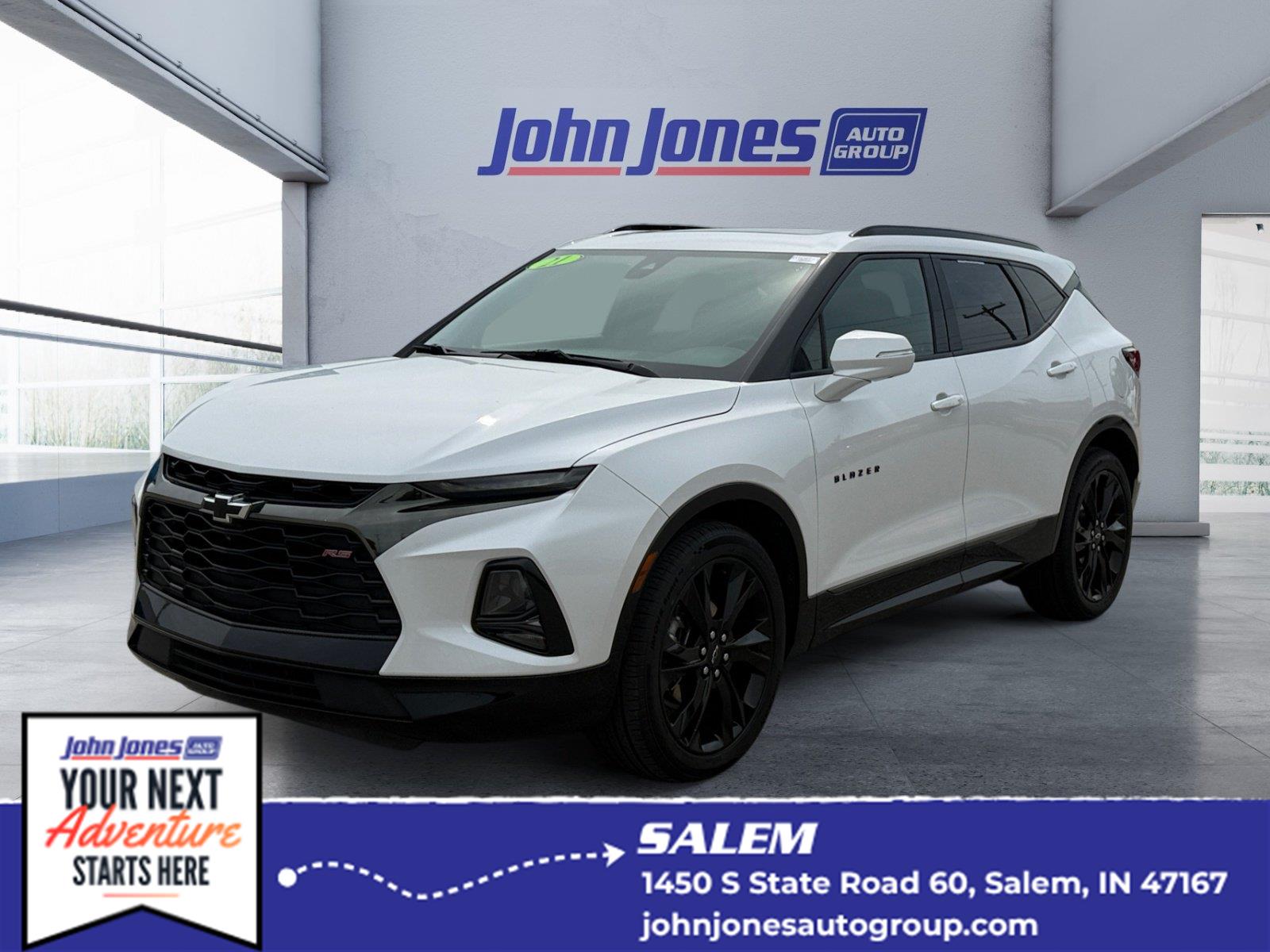 White (Iridescent Pearl Tricoat) 2021 Chevrolet Blazer SUV / Crossover All-Wheel Drive 9-Speed Automatic