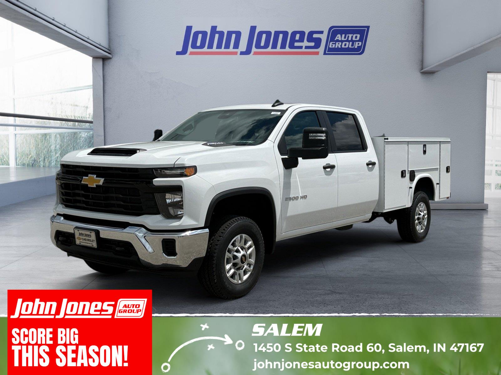 Summit White 2026 Chevrolet Silverado 2500HD Pickup Truck Four-Wheel Drive Automatic