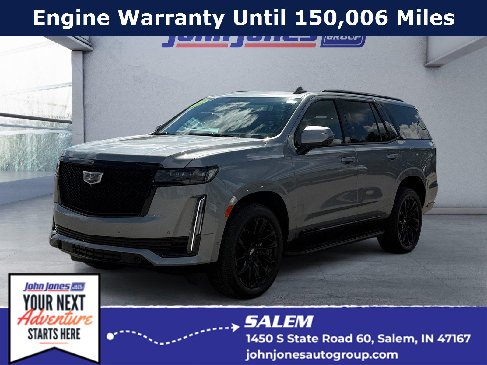 Argent Silver Metallic 2024 Cadillac Escalade SUV / Crossover Four-Wheel Drive Automatic