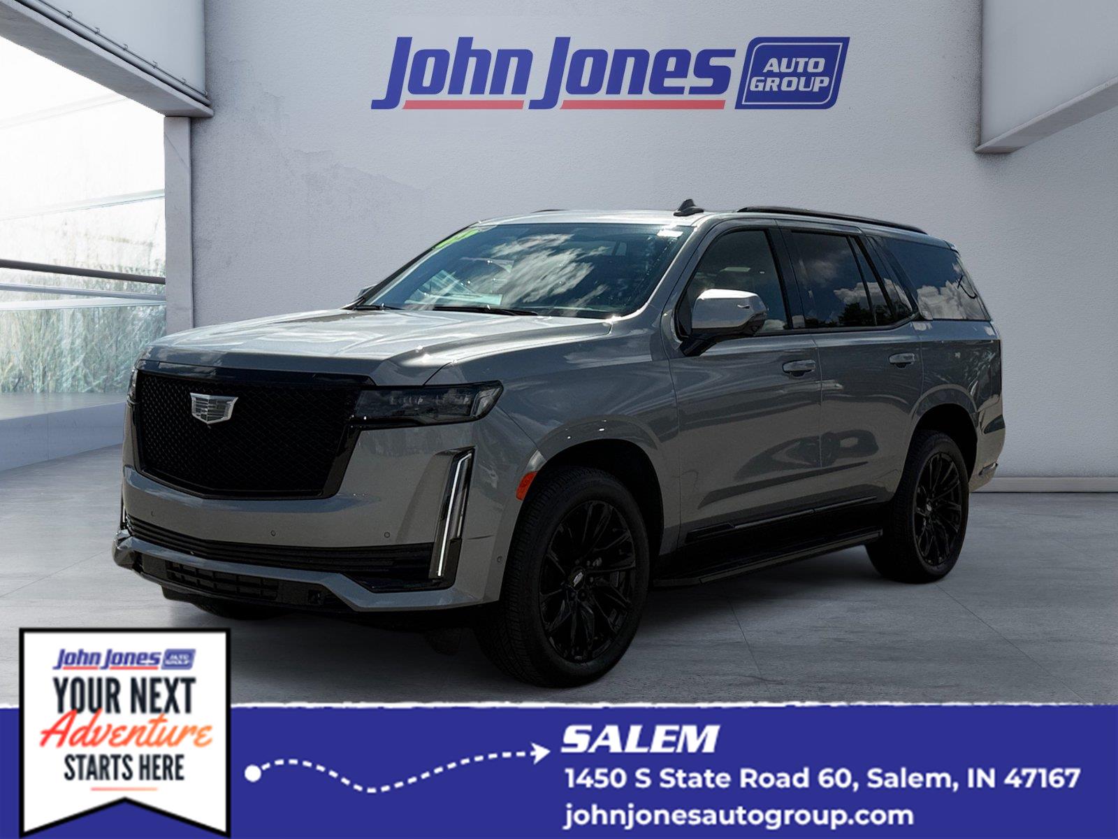 Argent Silver Metallic 2024 Cadillac Escalade SUV / Crossover Four-Wheel Drive Automatic