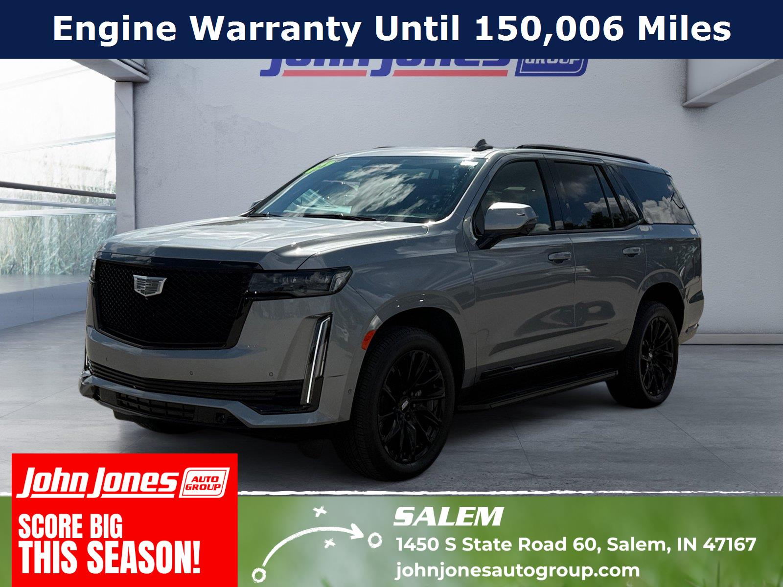 Argent Silver Metallic 2024 Cadillac Escalade SUV / Crossover Four-Wheel Drive Automatic