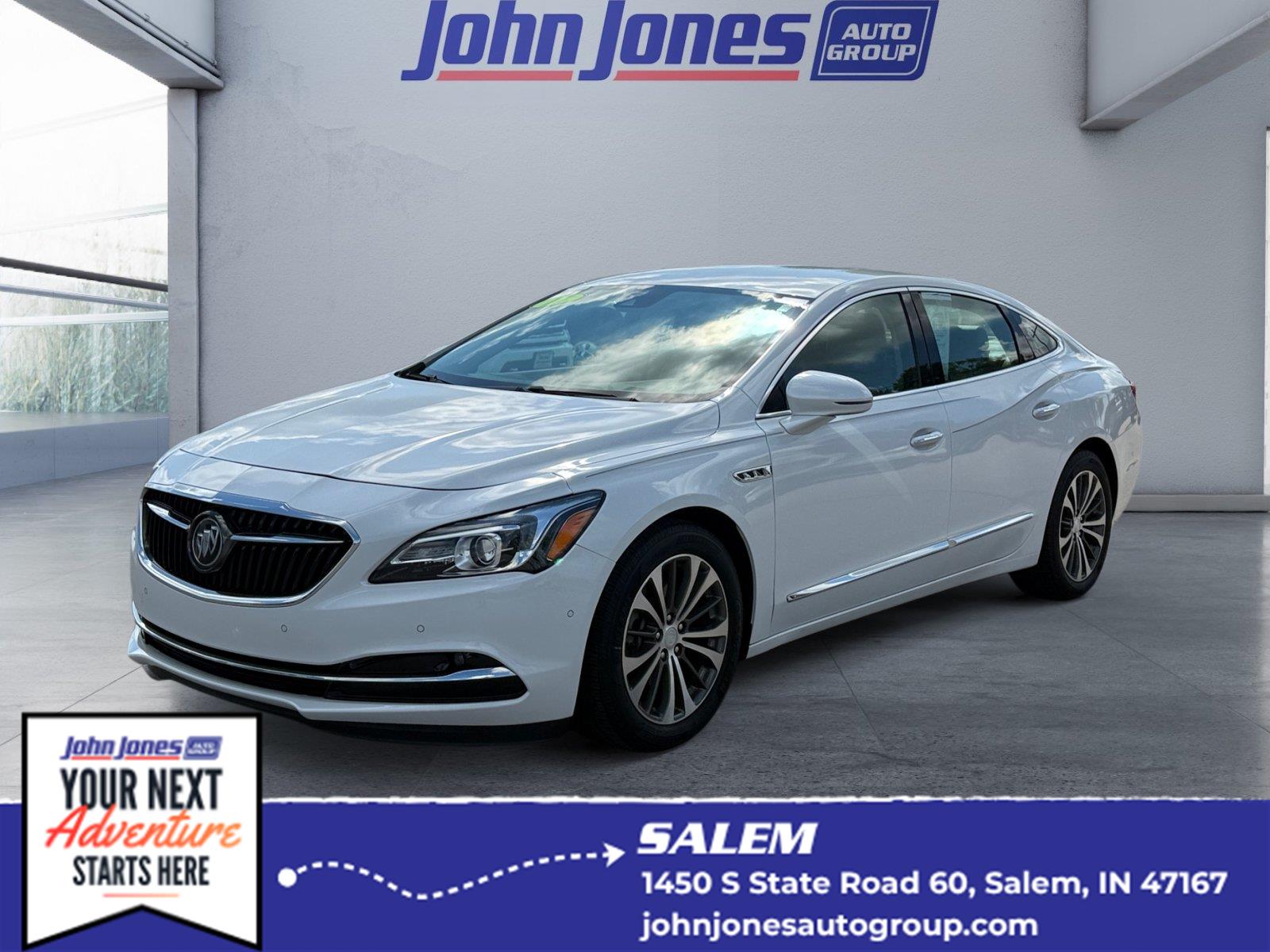 White Frost Tricoat 2017 Buick LaCrosse Sedan Front-Wheel Drive 8-Speed Automatic