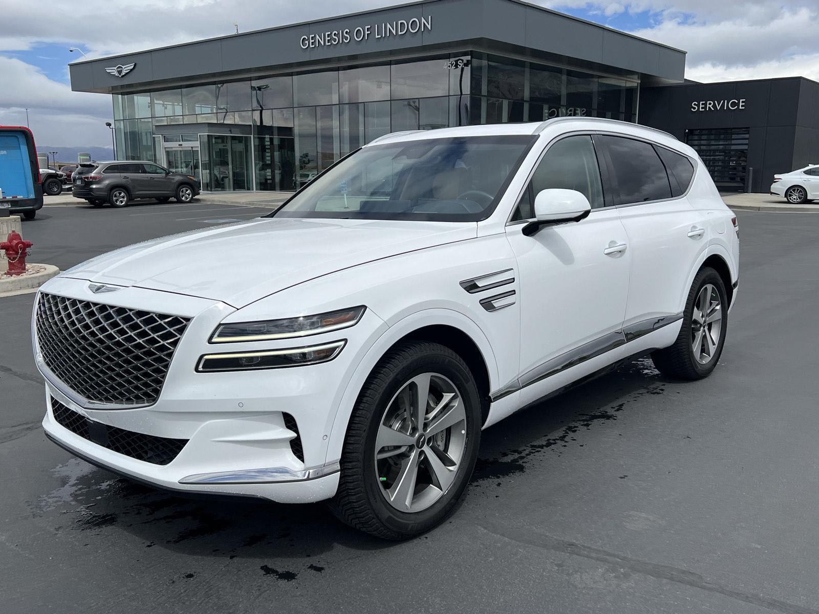 Alta White 2023 Genesis GV80 3.5T Advanced AWD SUV / Crossover Automatic