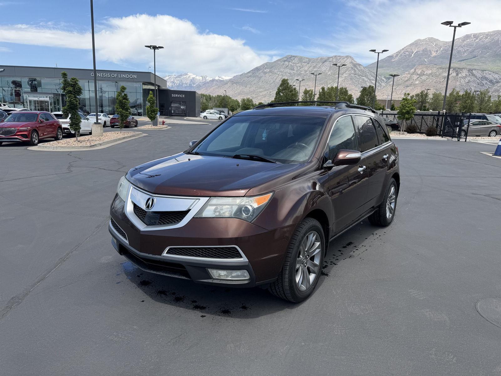 Brown 2010 Acura MDX SH-AWD with Advance Package SUV / Crossover All-Wheel Drive Automatic