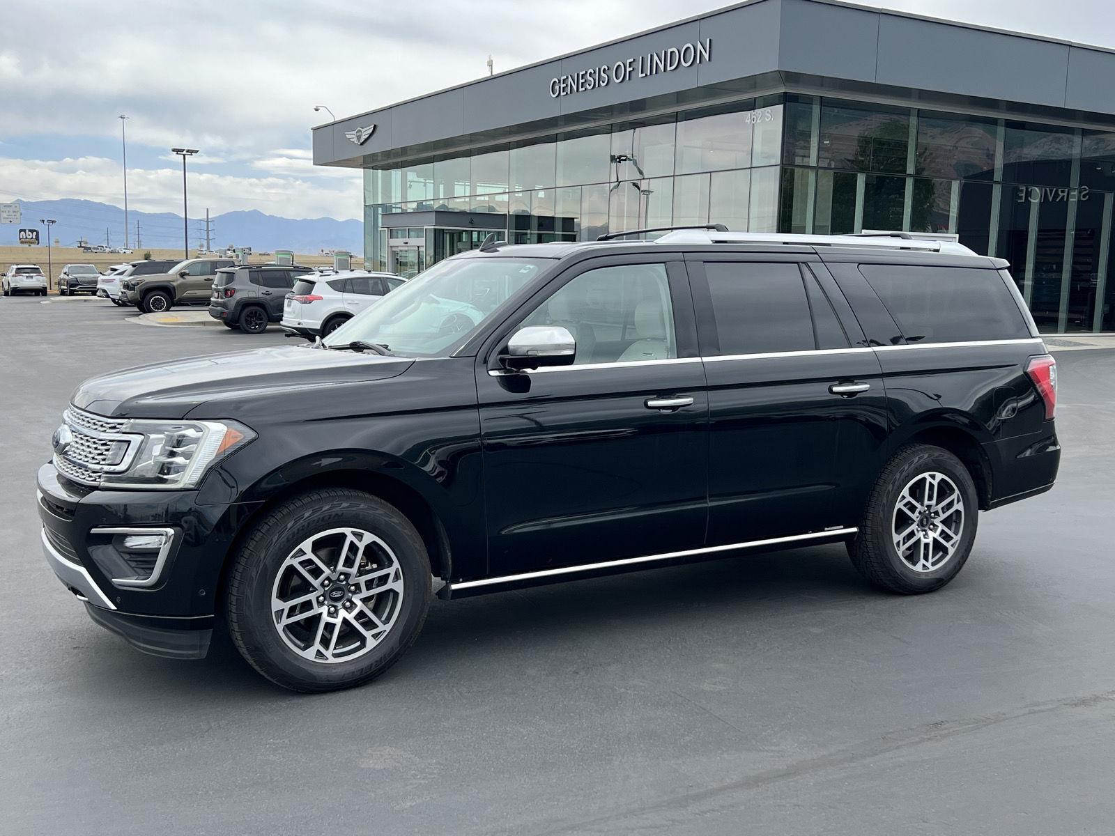 Shadow Black 2018 Ford Expedition MAX Platinum 4WD SUV / Crossover Four-Wheel Drive Automatic