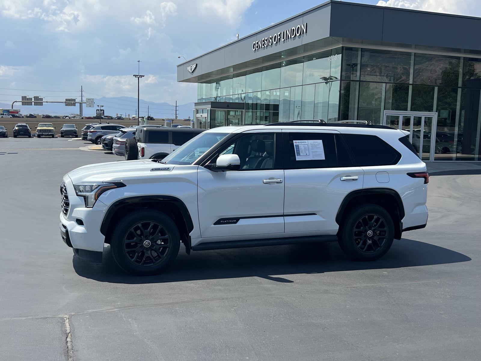 White (Wind Chill Pearl) 2024 Toyota Sequoia SUV / Crossover Four-Wheel Drive Automatic