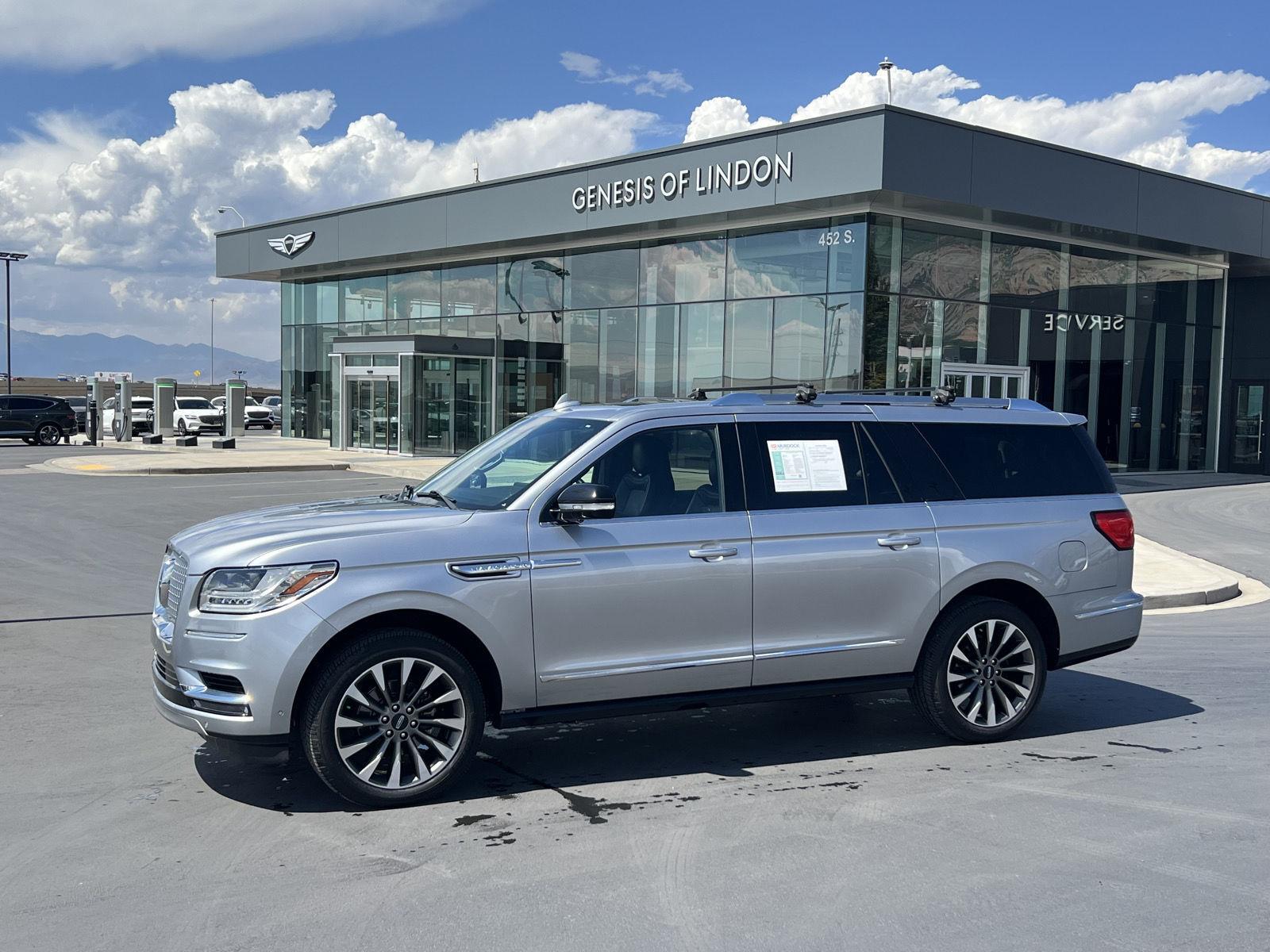 Silver Radiance 2021 Lincoln Navigator SUV / Crossover Four-Wheel Drive Automatic