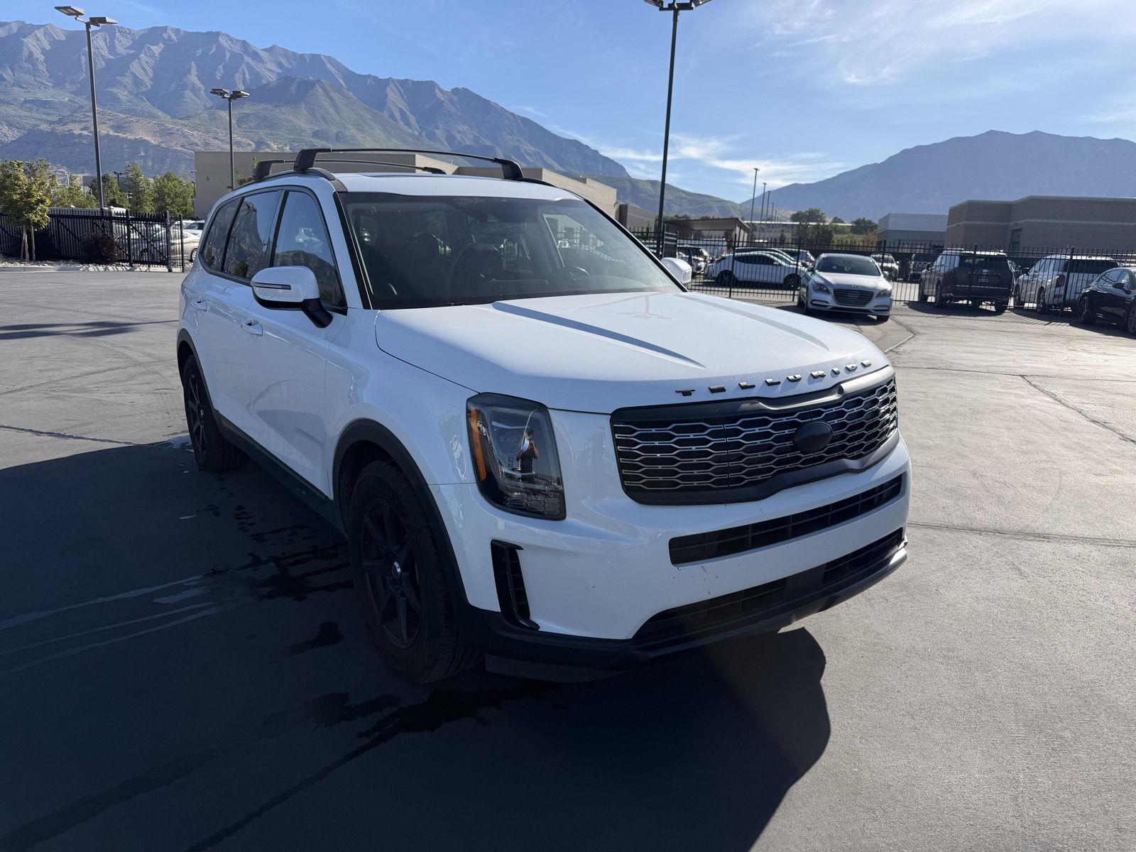 Snow White Pearl 2020 Kia Telluride SUV / Crossover All-Wheel Drive 8-Speed Automatic