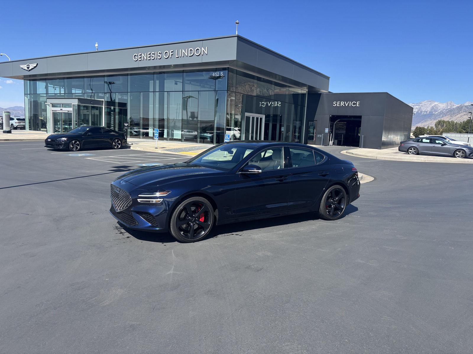 Capri Blue 2026 Genesis G70 Sedan All-Wheel Drive Automatic
