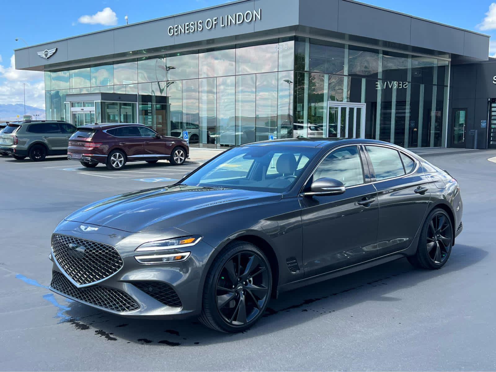 Makalu Gray 2023 Genesis G70 2.0T RWD Sedan Rear-Wheel Drive Automatic