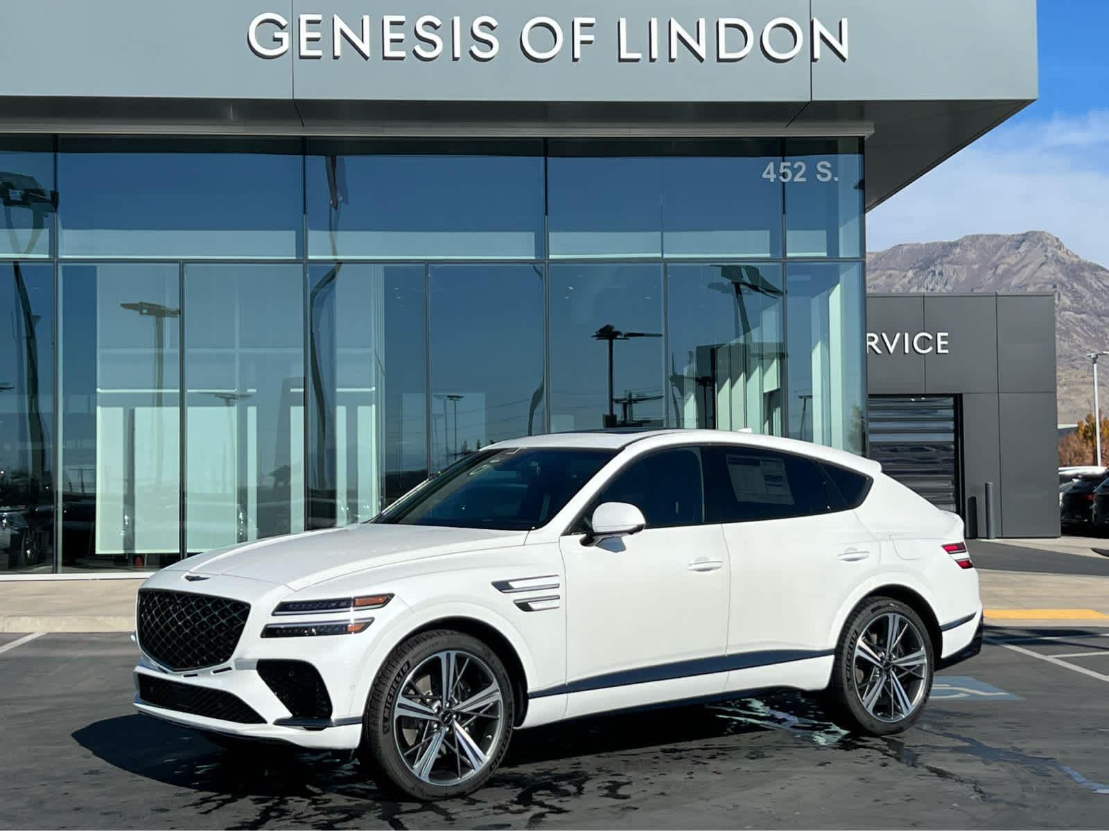 Uyuni White 2026 Genesis GV80 Coupe 3.5T E-SC AWD Coupe All-Wheel Drive Automatic