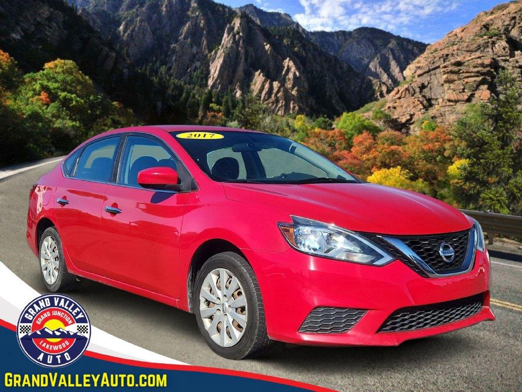 Red Alert 2017 Nissan Sentra Sedan Front-Wheel Drive Continuously Variable Transmission
