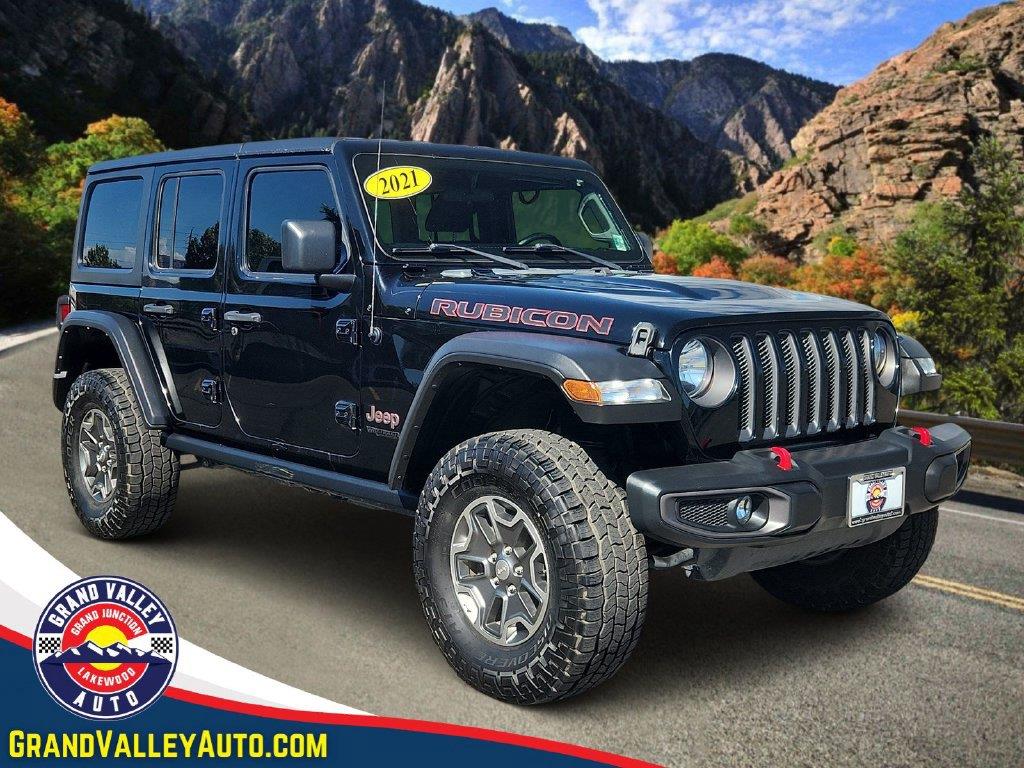Black Clearcoat 2021 Jeep Wrangler SUV / Crossover Four-Wheel Drive 6-Speed Manual