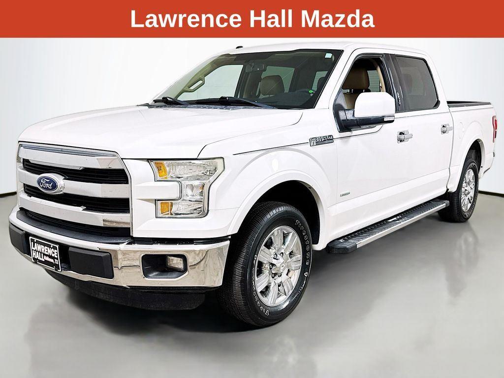 White Platinum Clearcoat Metallic 2016 Ford F-150 Pickup Truck 4X2 6-Speed Automatic