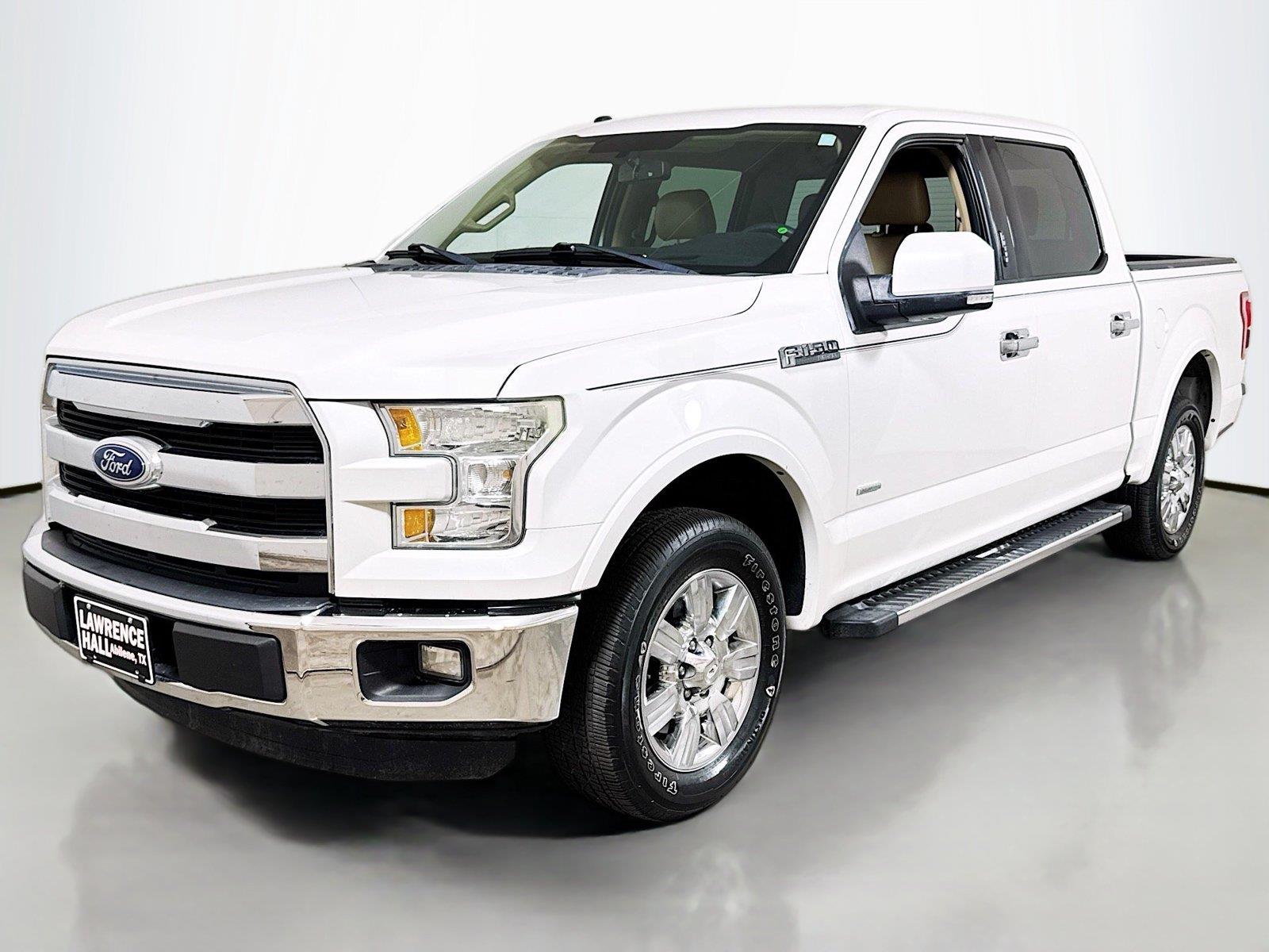 White Platinum Metallic Tri-Coat 2016 Ford F-150 Pickup Truck 4X2 6-Speed Automatic
