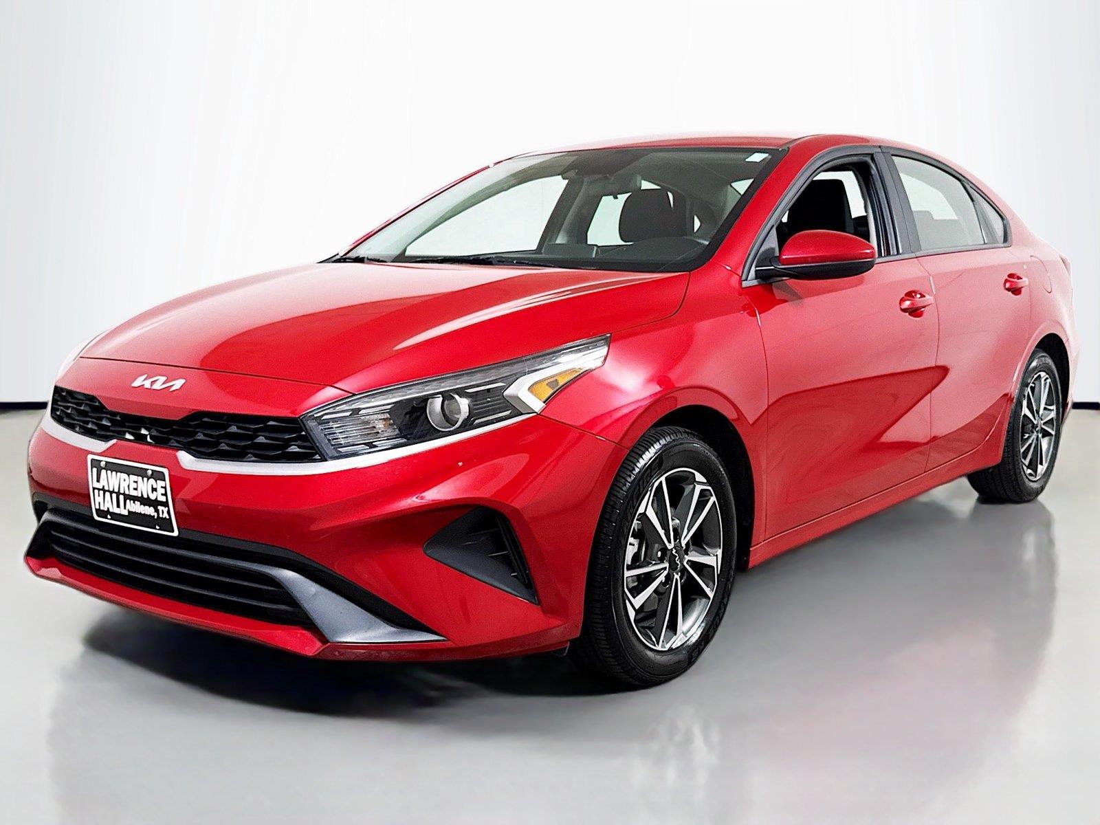 Currant Red 2024 Kia Forte Sedan Front-Wheel Drive Continuously Variable Transmission