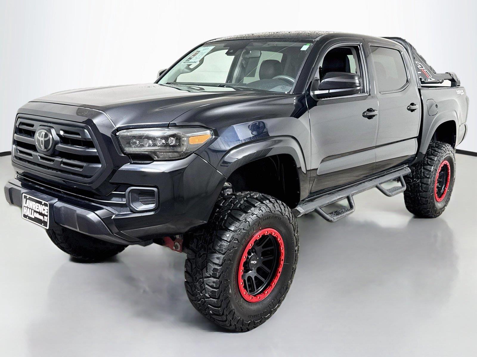 Midnight Black Metallic 2018 Toyota Tacoma Pickup Truck Four-Wheel Drive Automatic