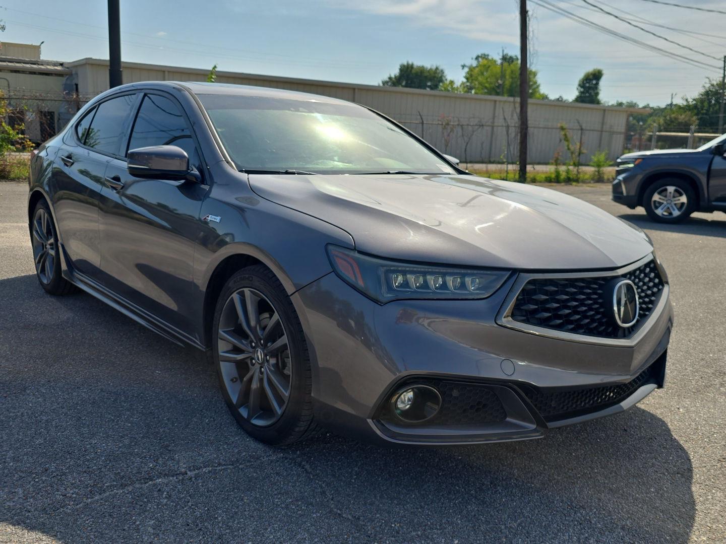 Gray (Modern Steel Metallic) 2019 Acura TLX Sedan  Automatic