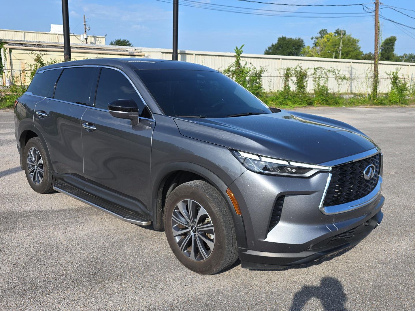 Gray (Graphite Shadow) 2024 INFINITI QX60 SUV / Crossover Front-Wheel Drive Automatic