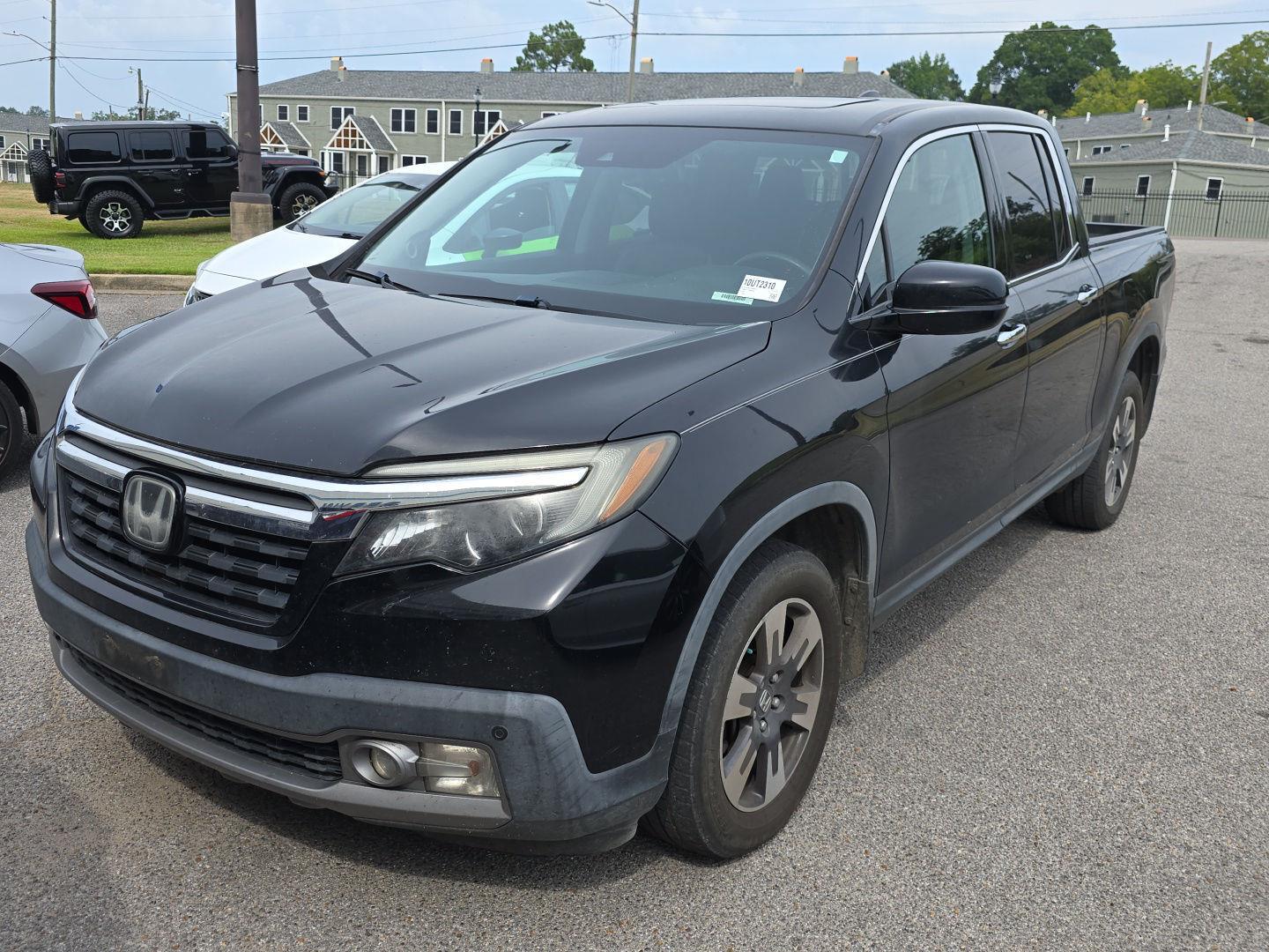 Crystal Black Pearl 2019 Honda Ridgeline Pickup Truck All-Wheel Drive Automatic