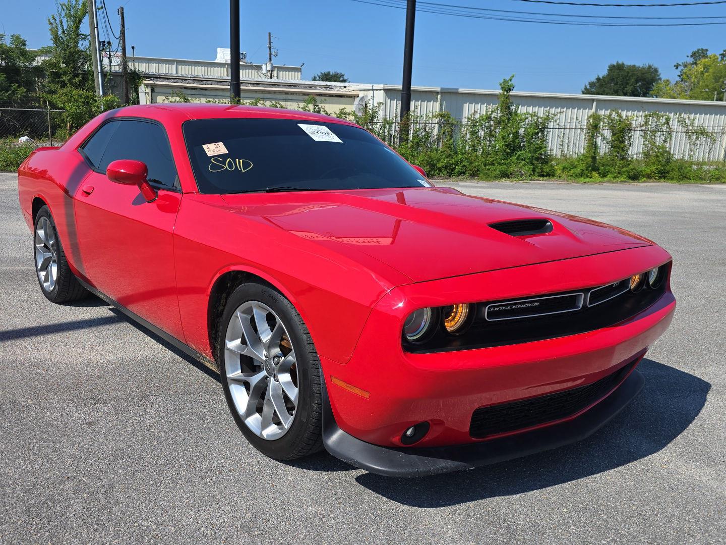 Torred Clearcoat 2022 Dodge Challenger Coupe Rear-Wheel Drive 8-Speed Automatic