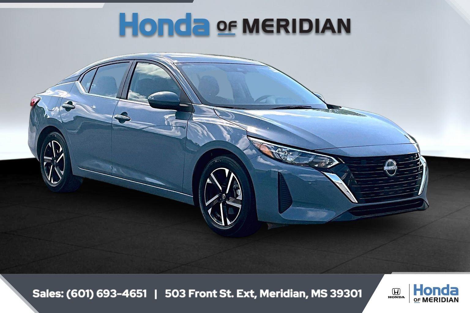 Atlantic Gray Metallic 2024 Nissan Sentra SV FWD Sedan Front-Wheel Drive Continuously Variable Transmission