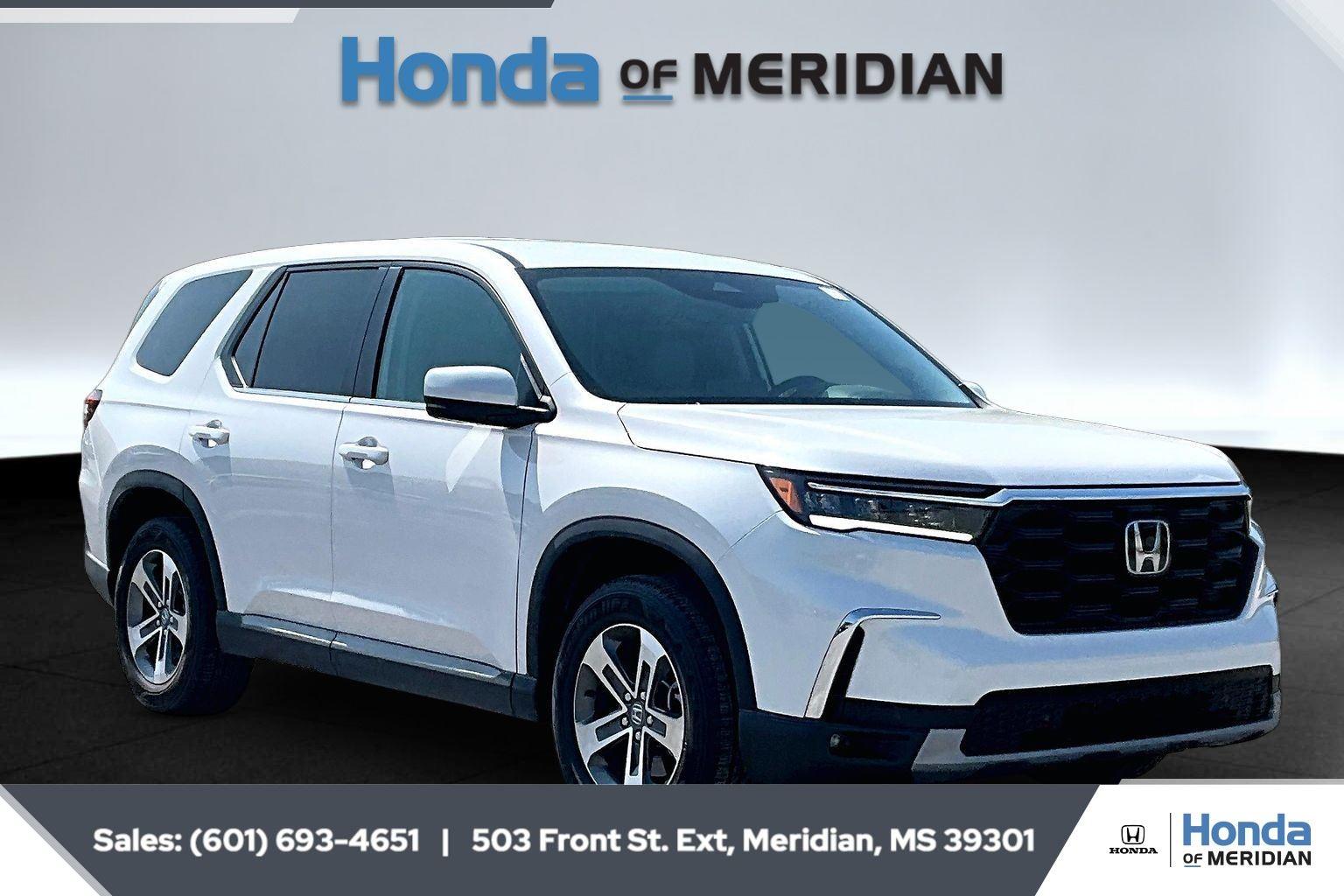 Platinum White Pearl 2025 Honda Pilot EX-L FWD SUV / Crossover Front-Wheel Drive Automatic