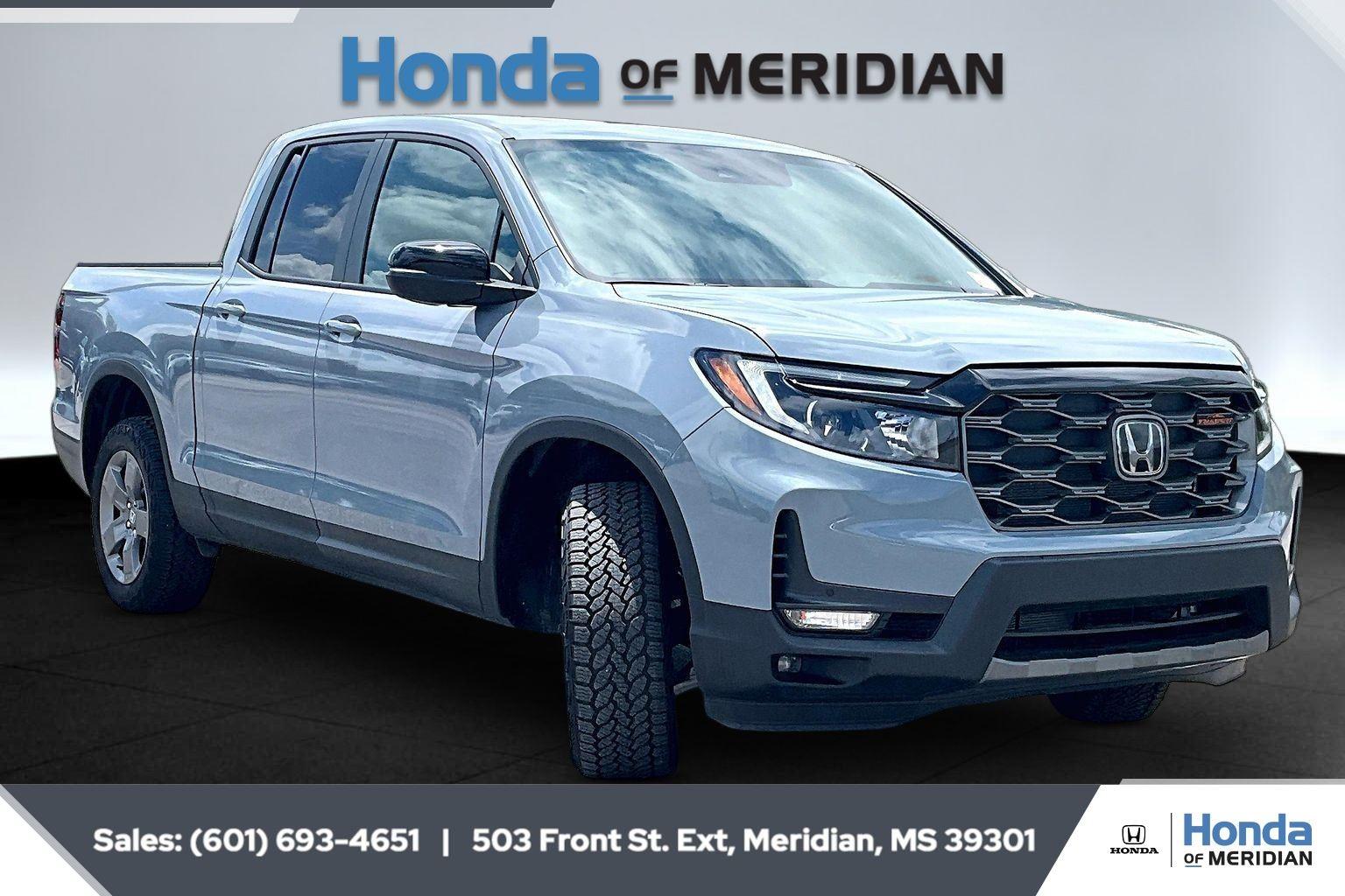 Sonic Gray Pearl 2025 Honda Ridgeline Pickup Truck All-Wheel Drive Automatic