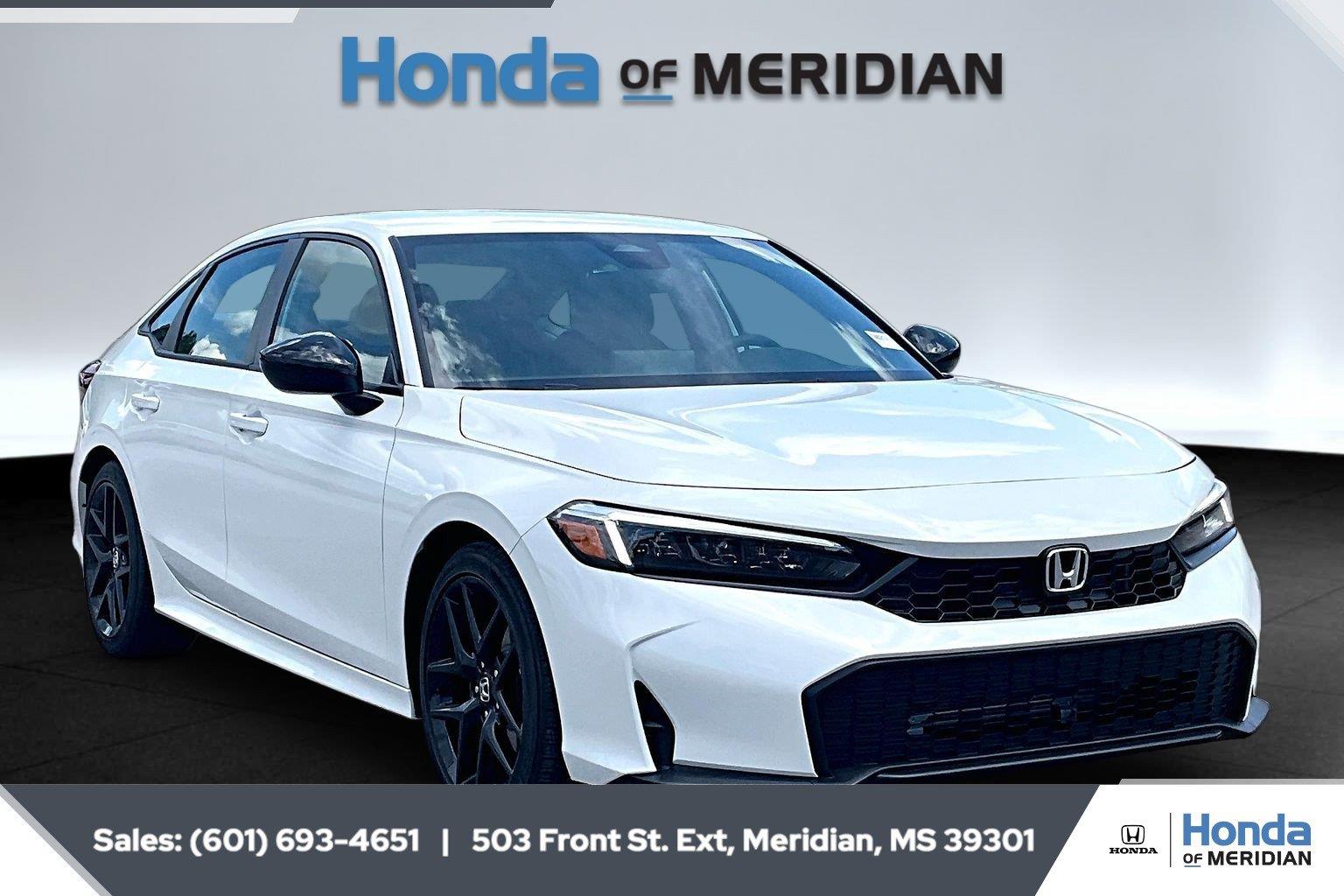Platinum White Pearl 2026 Honda Civic Sedan Front-Wheel Drive Continuously Variable Transmission
