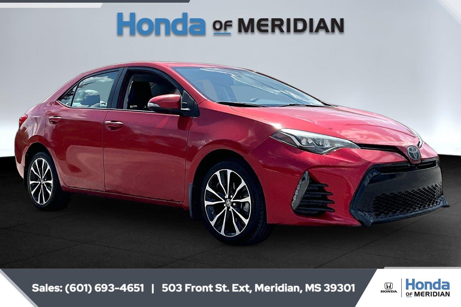 Barcelona Red Metallic 2019 Toyota Corolla Sedan Front-Wheel Drive Manual