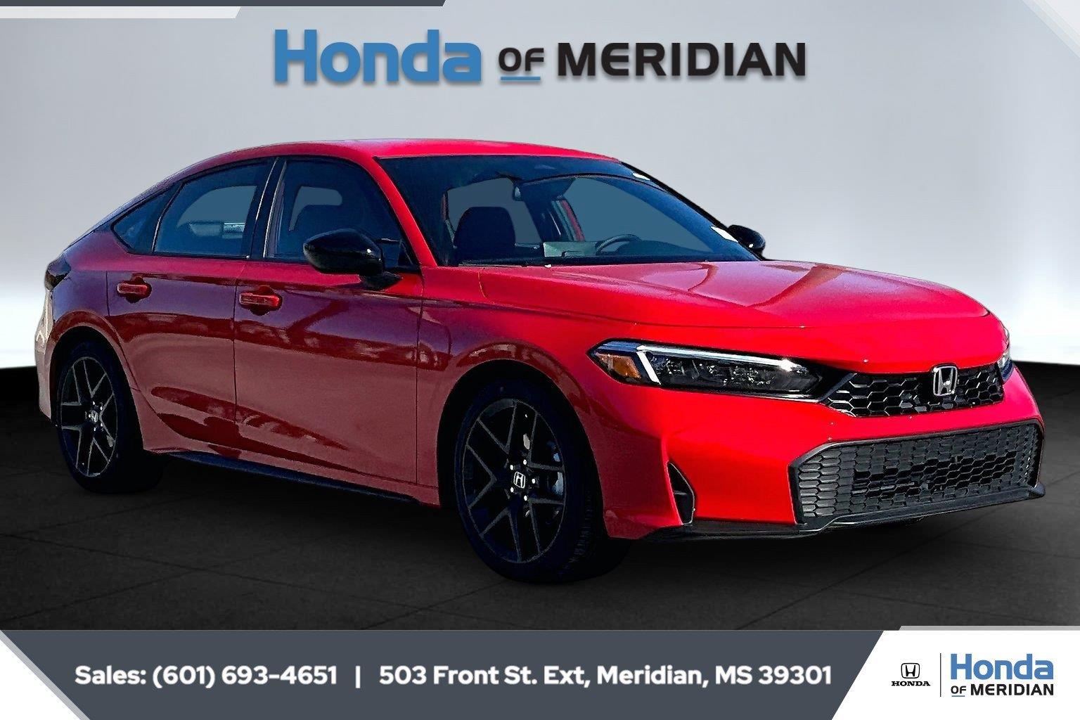 Rallye Red 2026 Honda Civic Hatchback Hatchback Front-Wheel Drive Continuously Variable Transmission