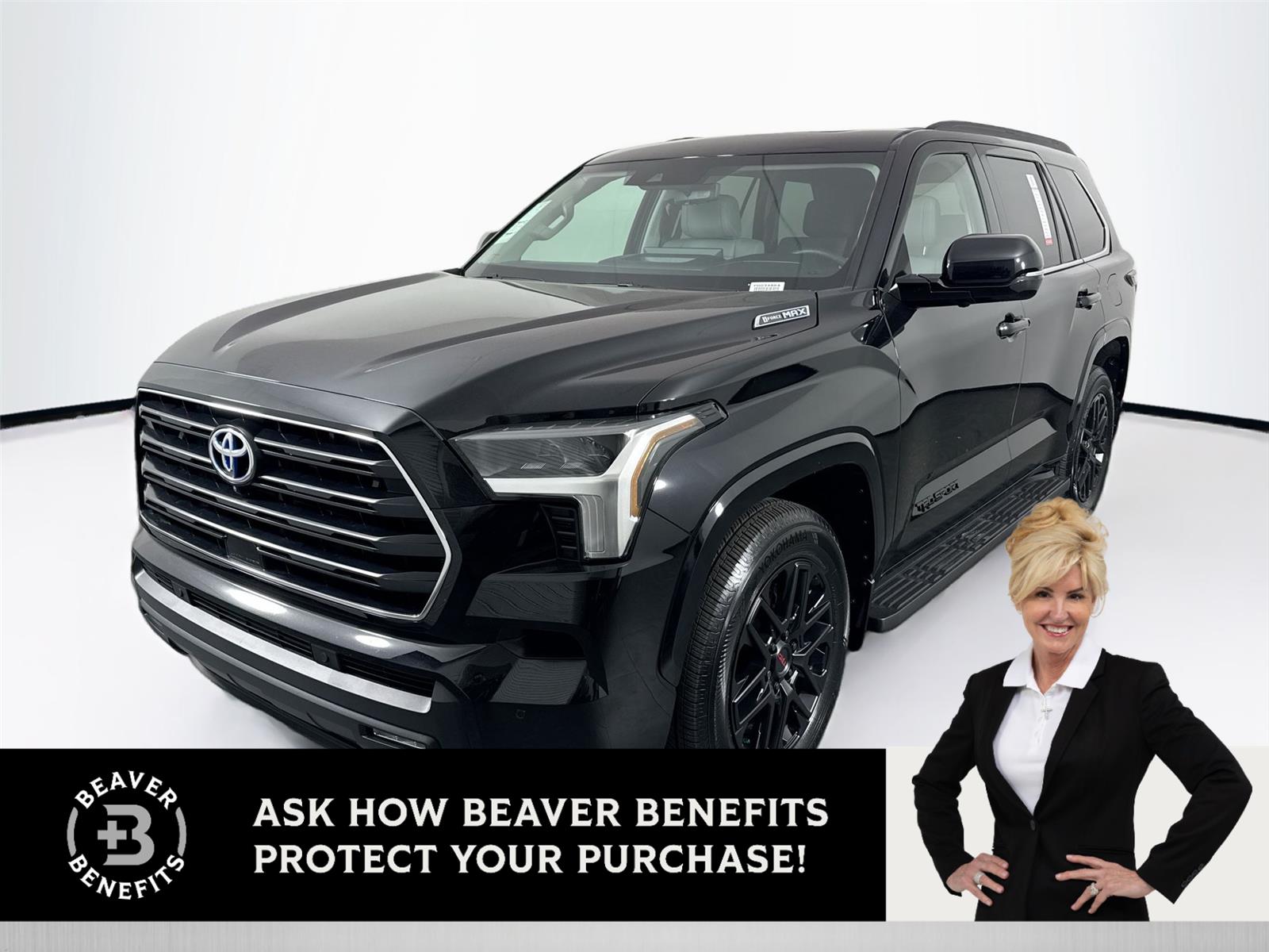 Midnight Black Metallic 2024 Toyota Sequoia SR5 4WD SUV / Crossover Four-Wheel Drive Automatic