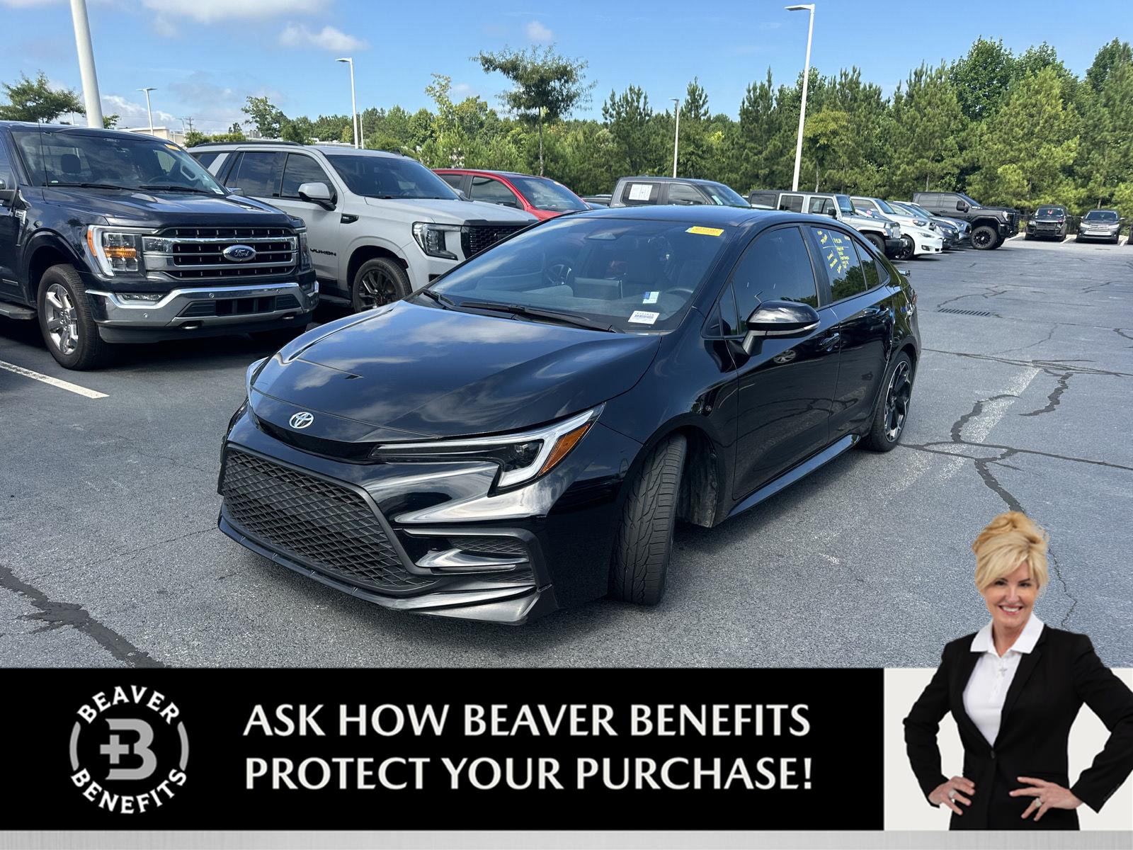 Midnight Black Metallic 2025 Toyota Corolla Sedan Front-Wheel Drive Continuously Variable Transmission