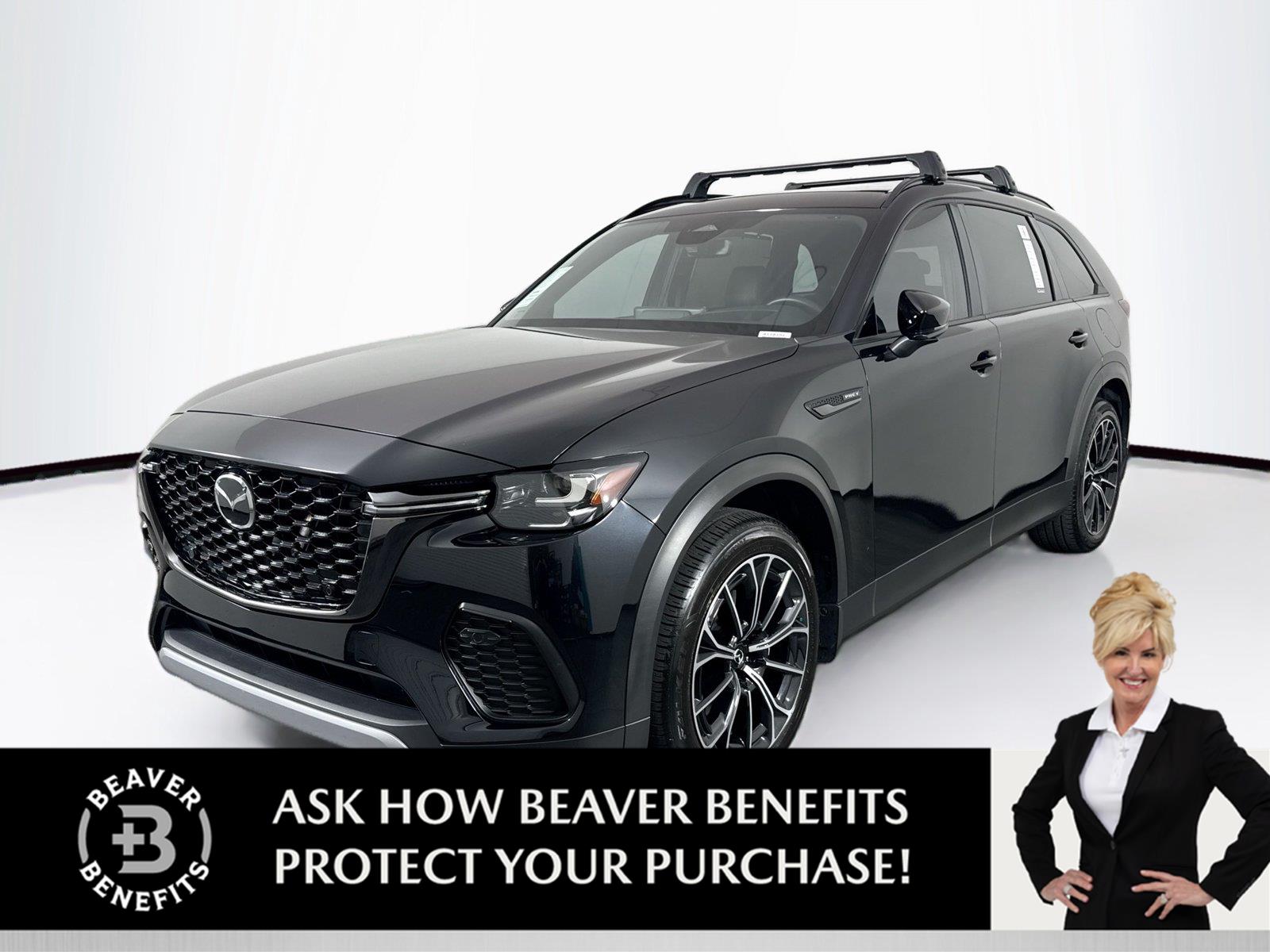Jet Black Mica 2025 Mazda CX-70 SUV / Crossover All-Wheel Drive Automatic