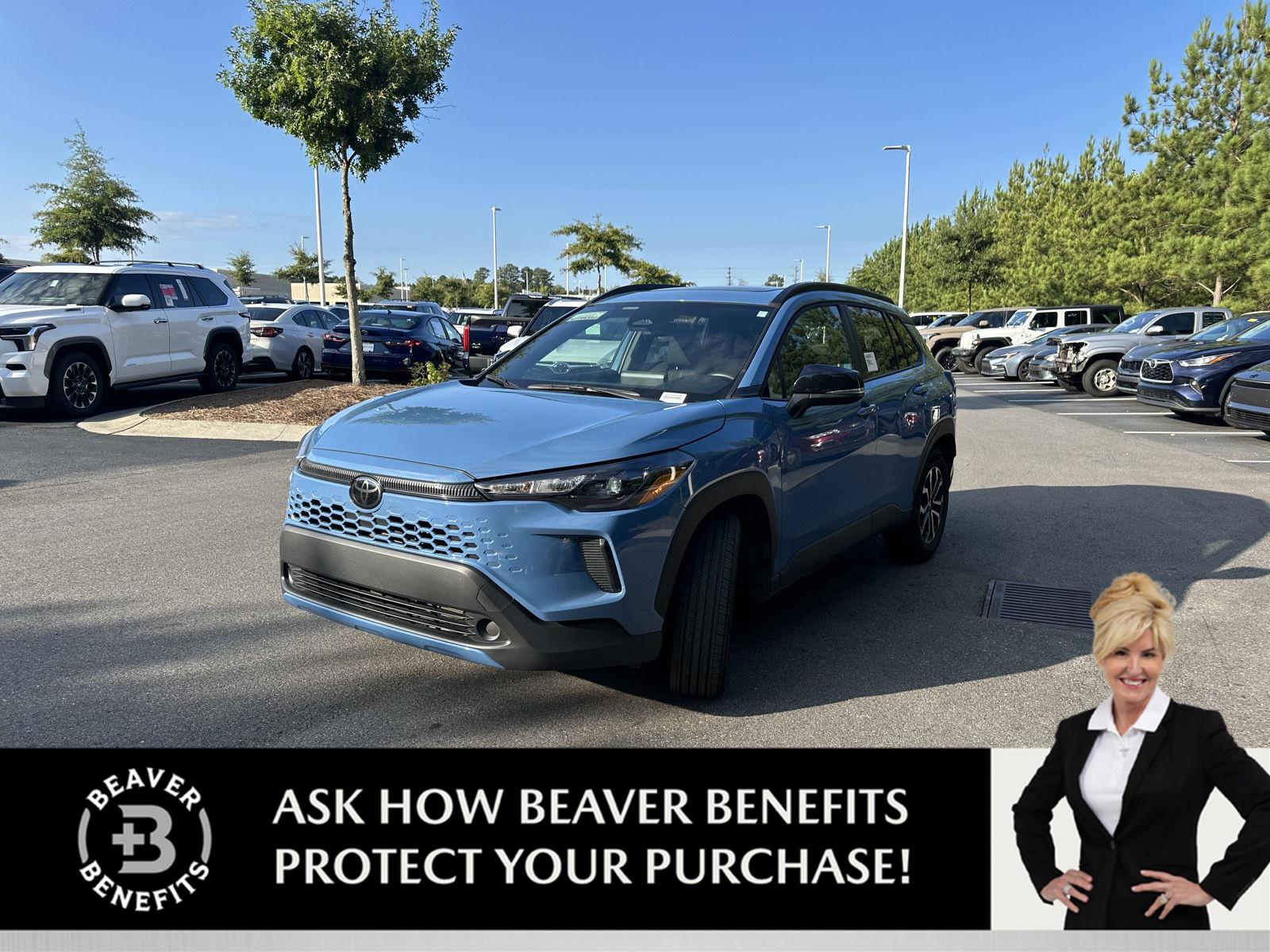 Cavalry Blue 2026 Toyota Corolla Cross Hybrid SUV / Crossover All-Wheel Drive Continuously Variable Transmission