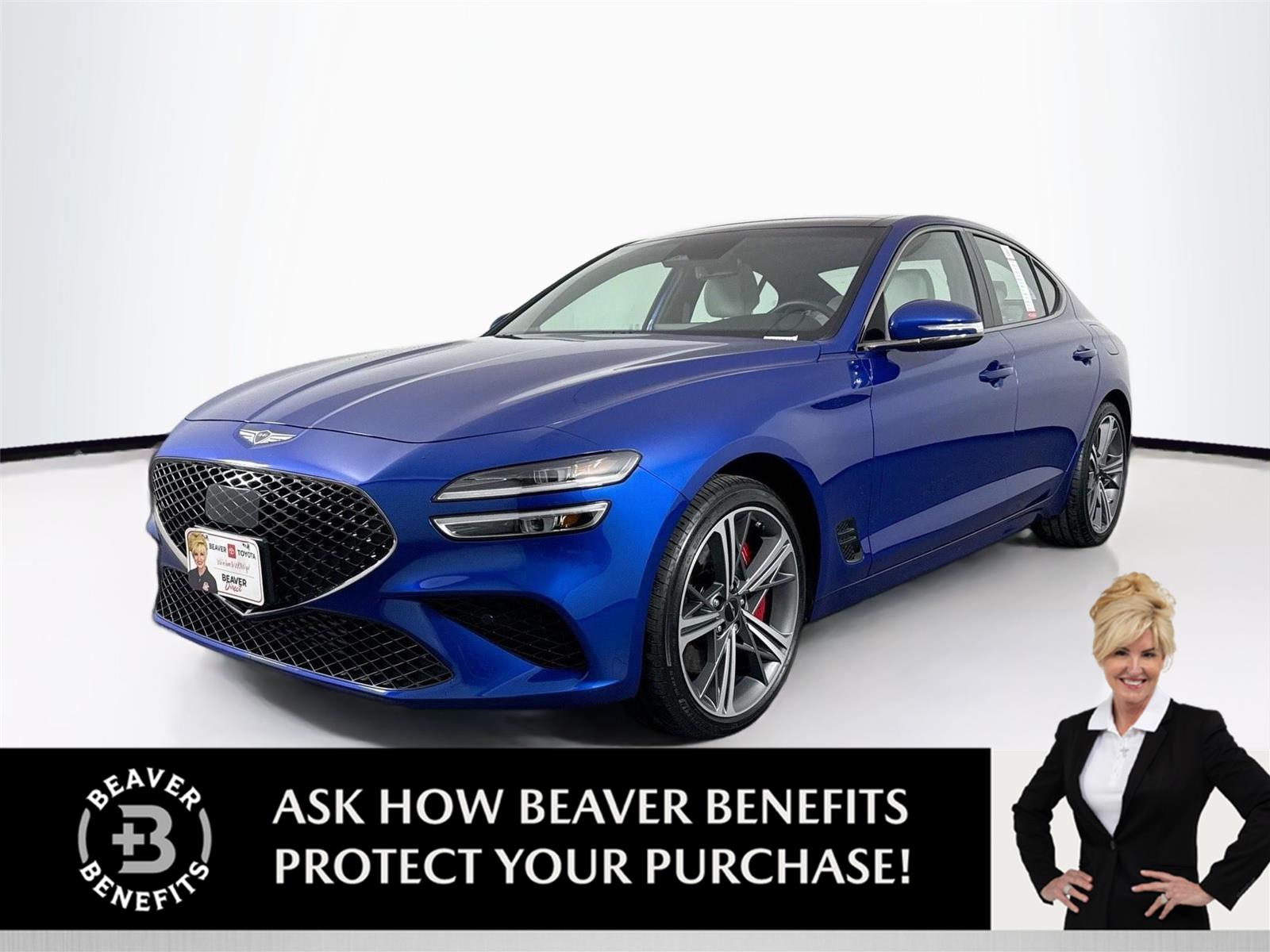 Kawah Blue 2025 Genesis G70 3.3T Sport Advanced RWD Sedan Rear-Wheel Drive Automatic