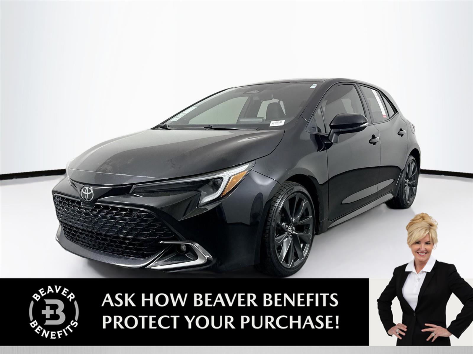 Midnight Black Metallic 2025 Toyota Corolla Hatchback XSE FWD Hatchback Front-Wheel Drive Continuously Variable Transmission