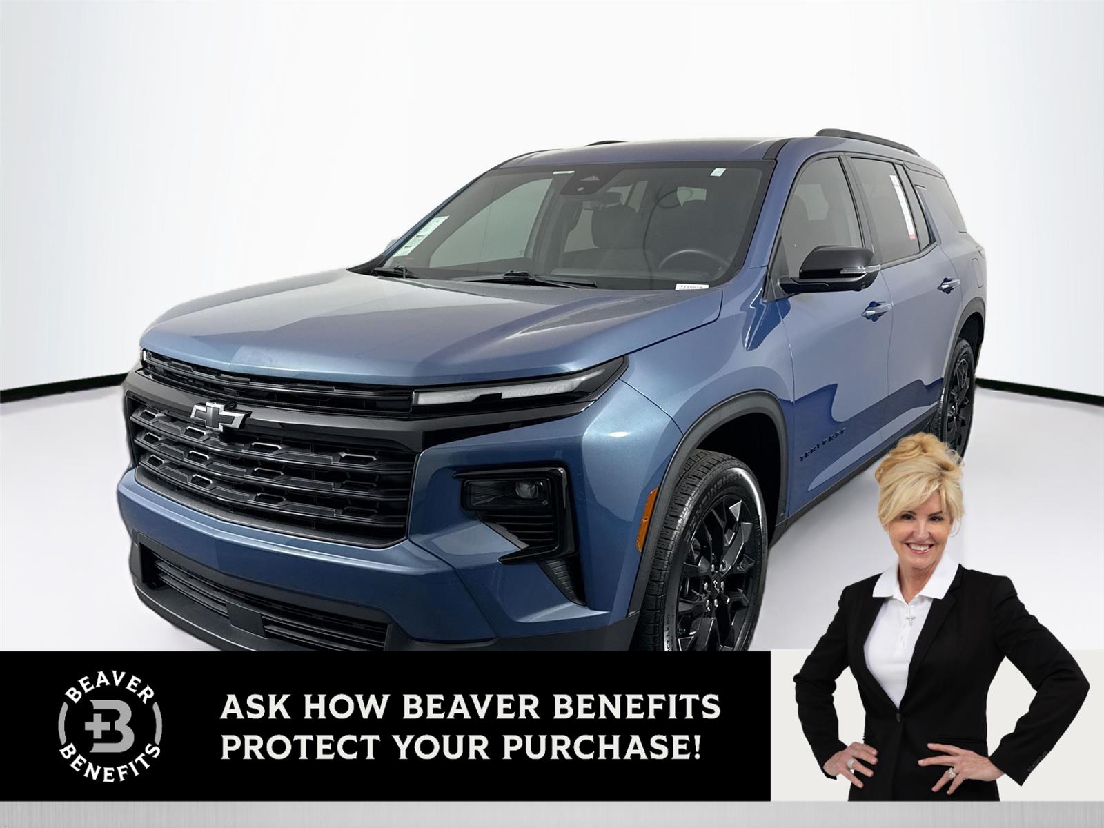 Lakeshore Blue Metallic 2024 Chevrolet Traverse LT FWD SUV / Crossover Front-Wheel Drive 8-Speed Automatic