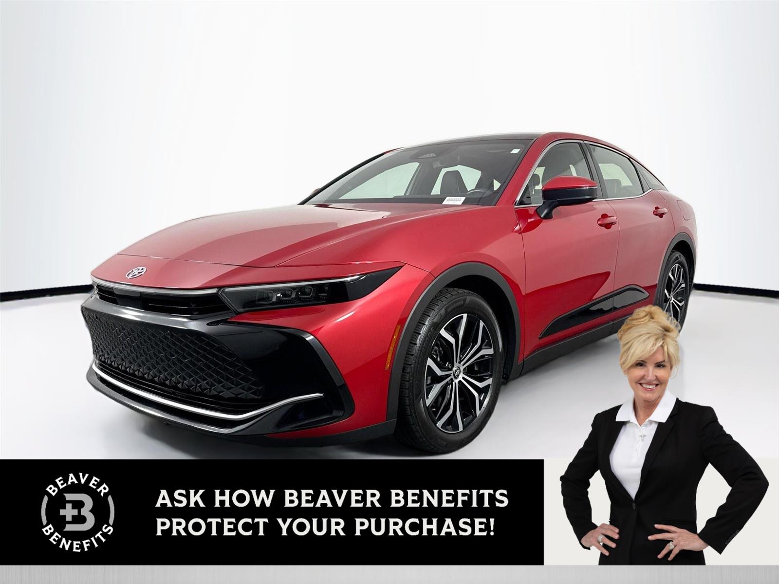 Supersonic Red 2023 Toyota Crown Limited AWD Sedan All-Wheel Drive Continuously Variable Transmission