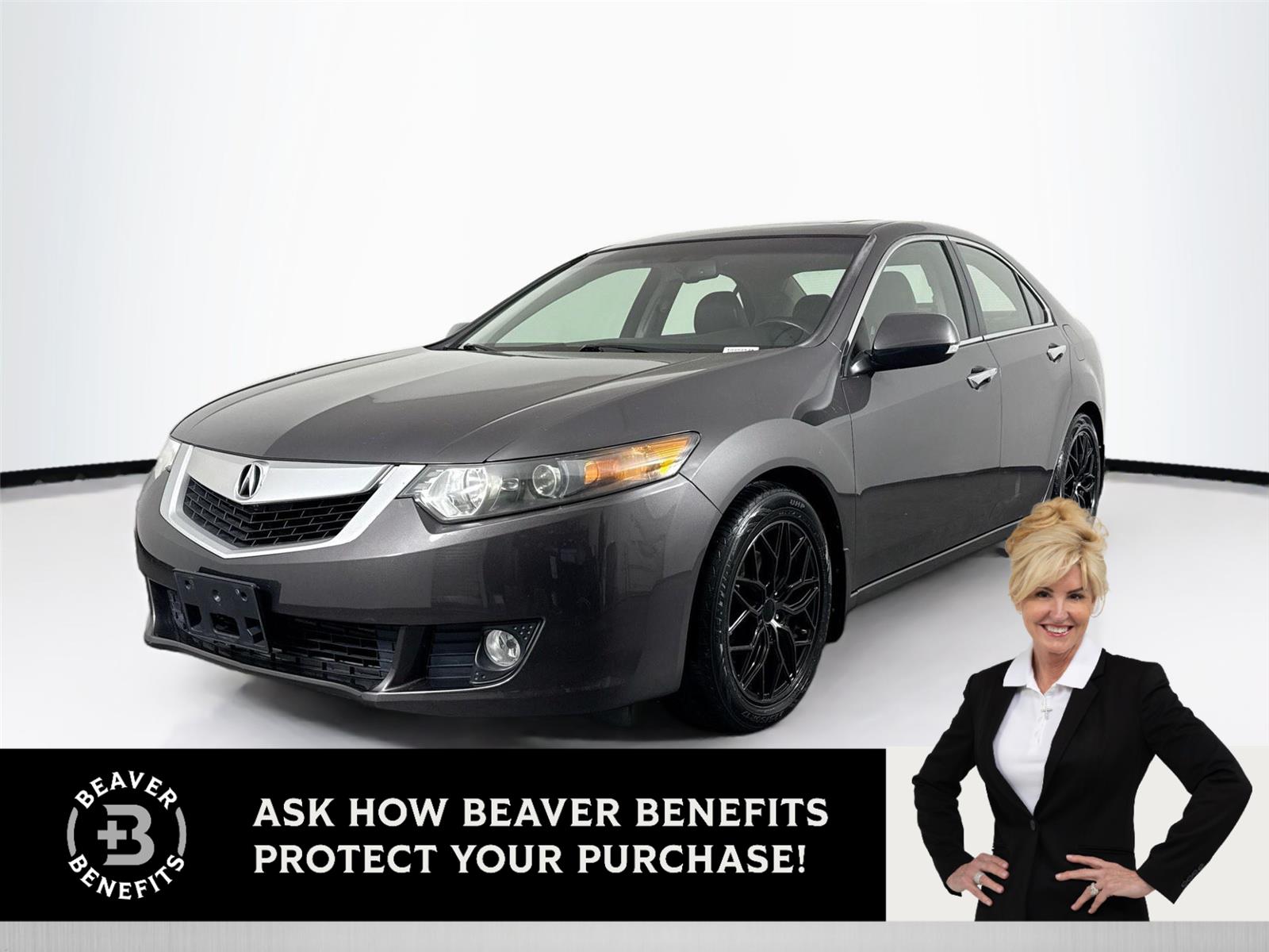 Grigio Metallic 2010 Acura TSX Sedan FWD Sedan Front-Wheel Drive Automatic