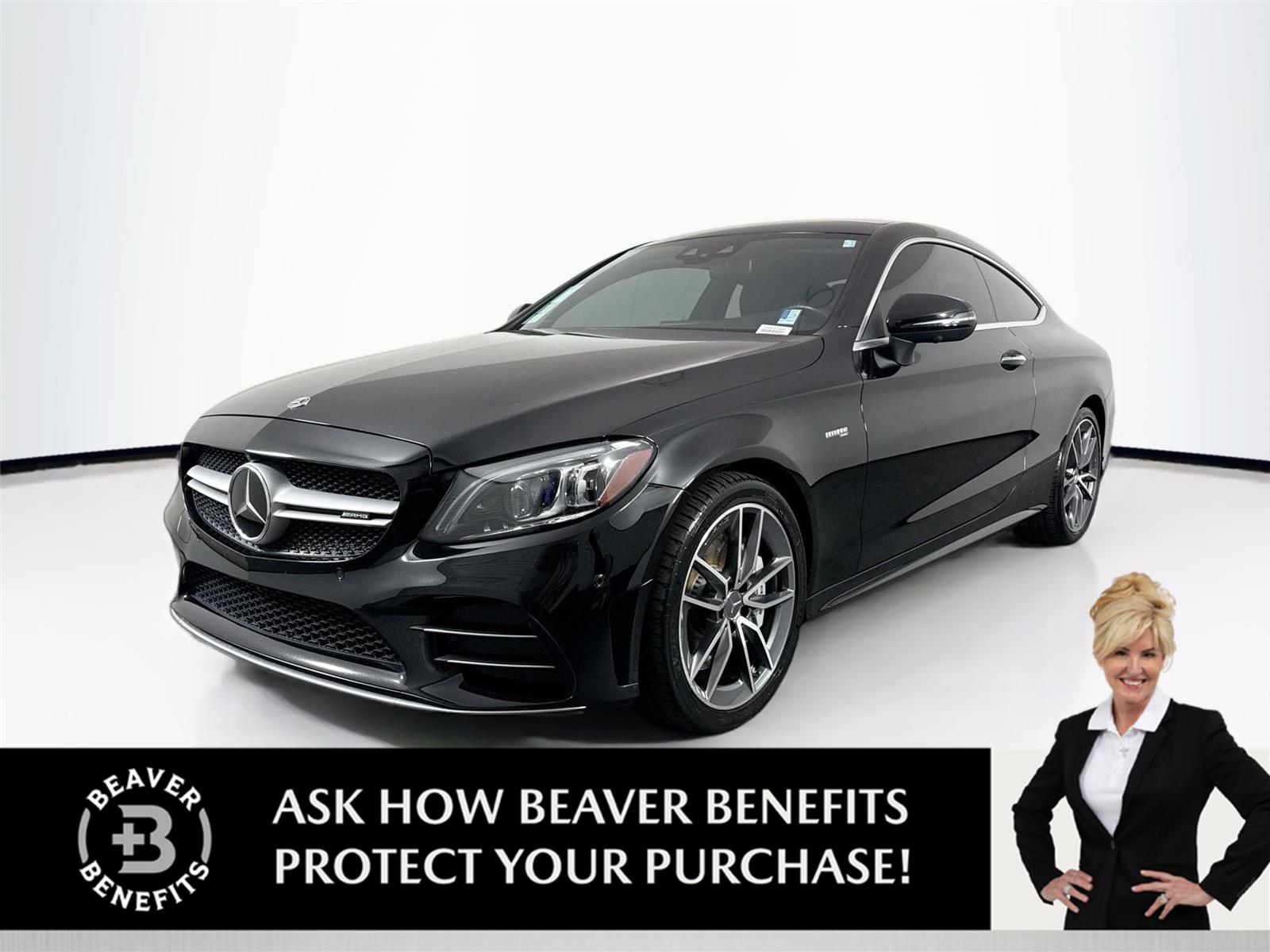 Black 2021 Mercedes-Benz C-Class AMG C 43 Coupe 4MATIC Coupe All-Wheel Drive Automatic