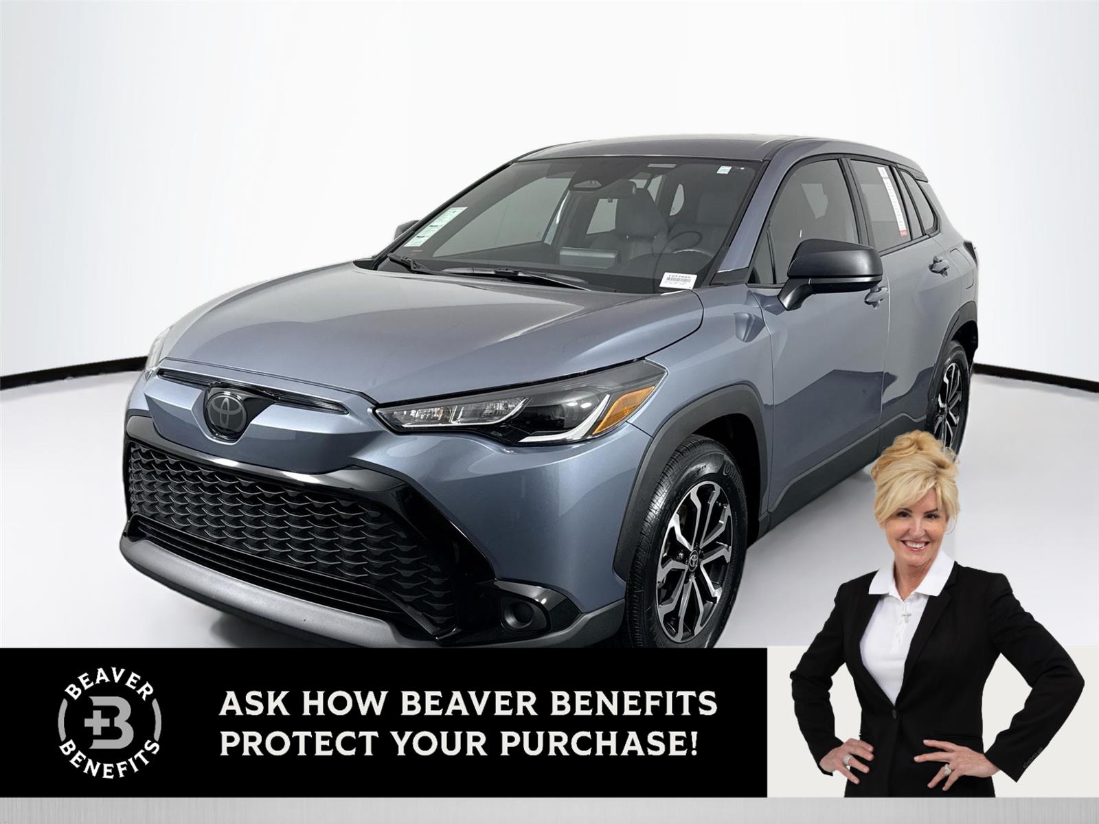 Celestite 2025 Toyota Corolla Cross Hybrid S AWD SUV / Crossover All-Wheel Drive Continuously Variable Transmission