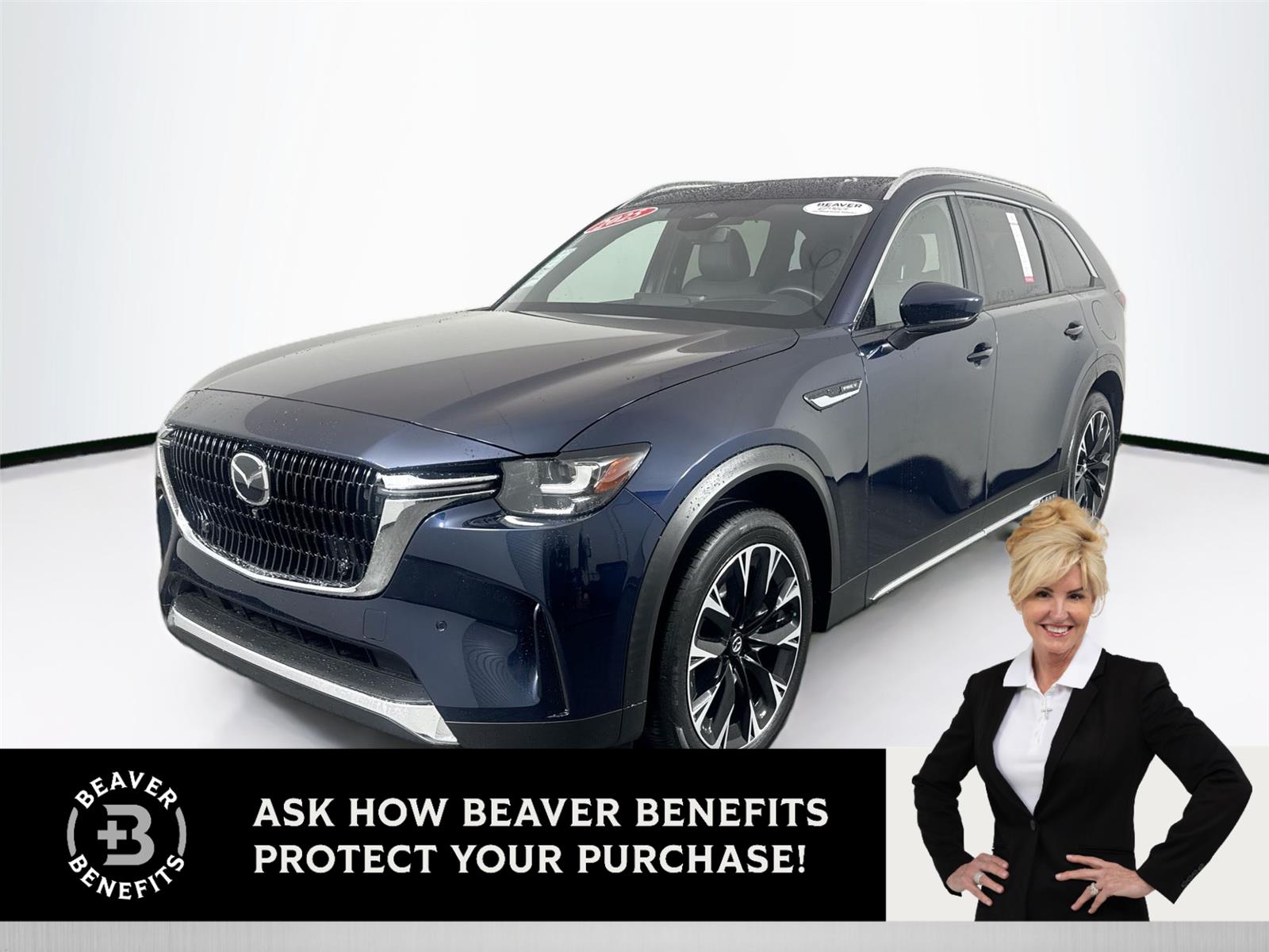 Deep Crystal Blue Mica 2025 Mazda CX-90 PHEV Premium Plus AWD SUV / Crossover All-Wheel Drive Automatic